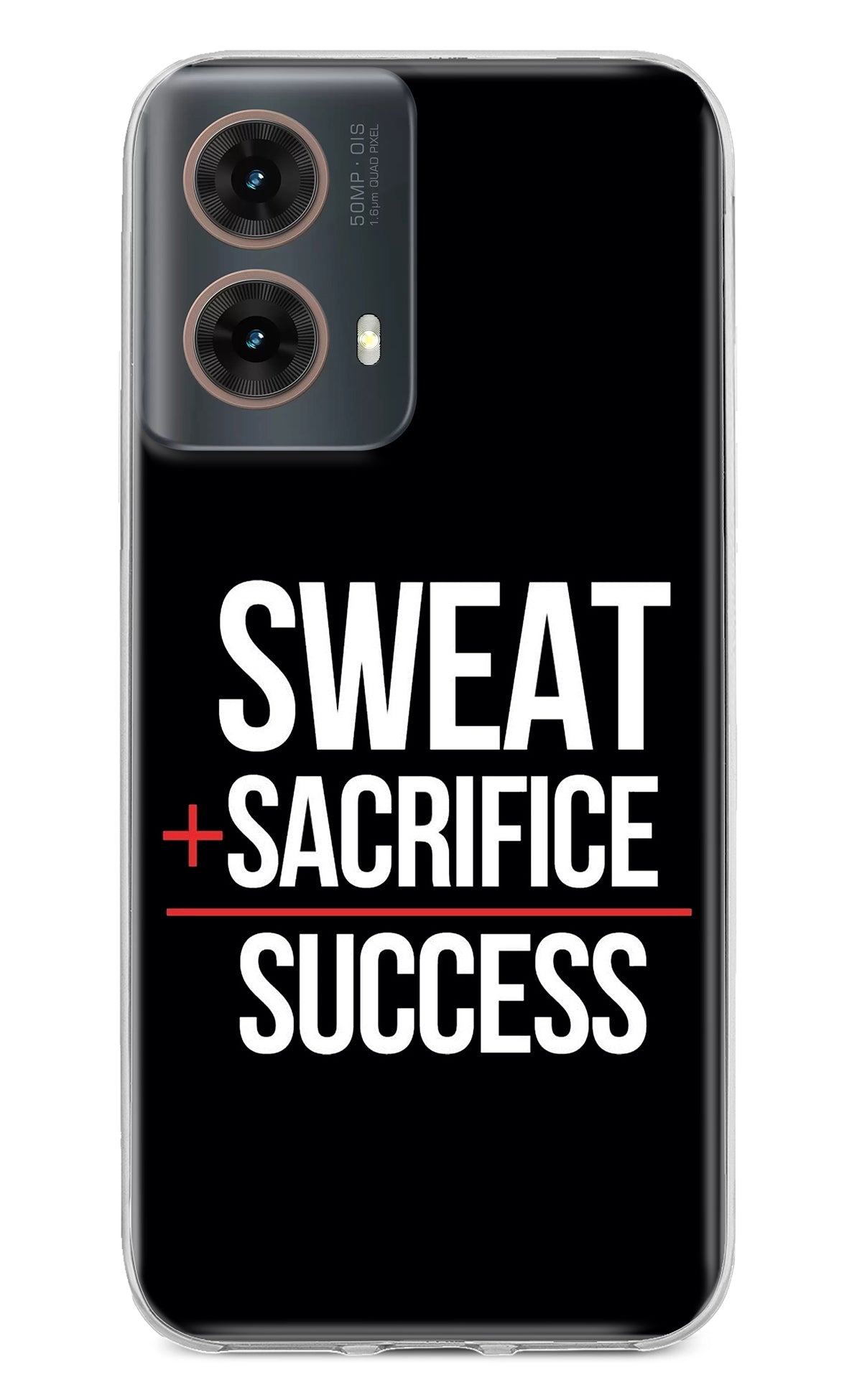 Sweat Sacrifice Success Motorola G85 Back Cover