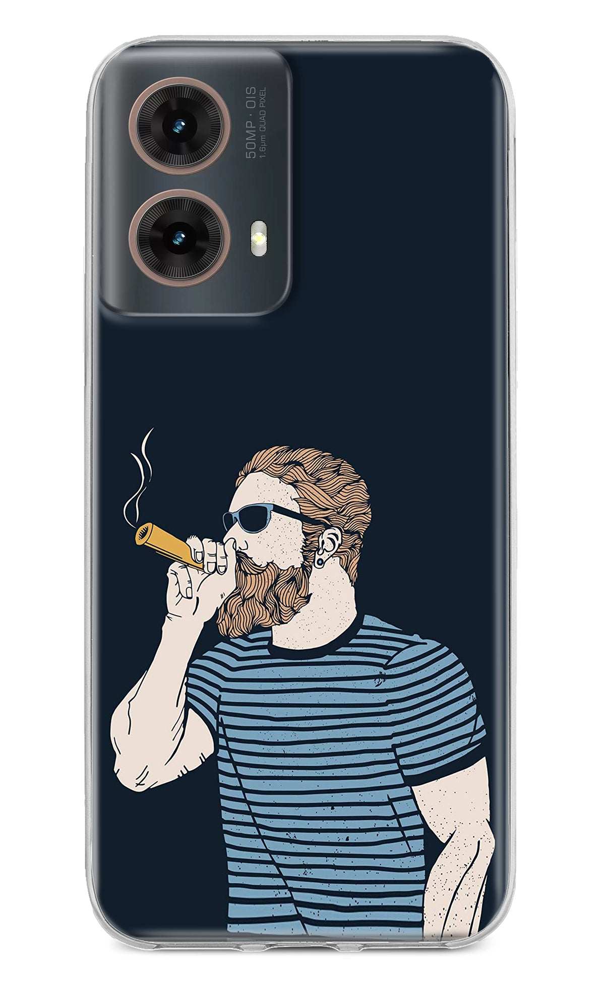 Smoking Motorola G85 Back Cover