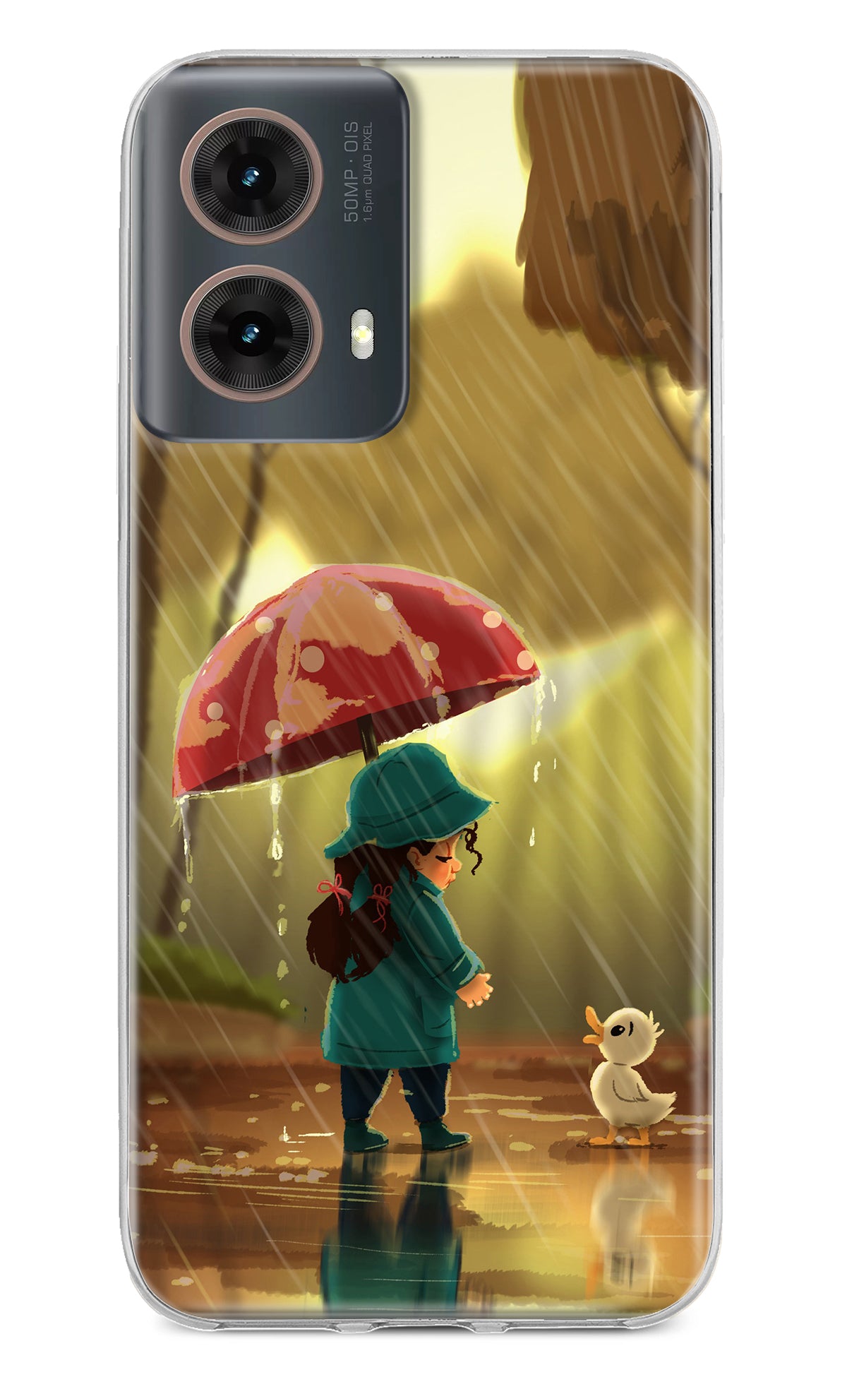 Rainy Day Motorola G85 Back Cover