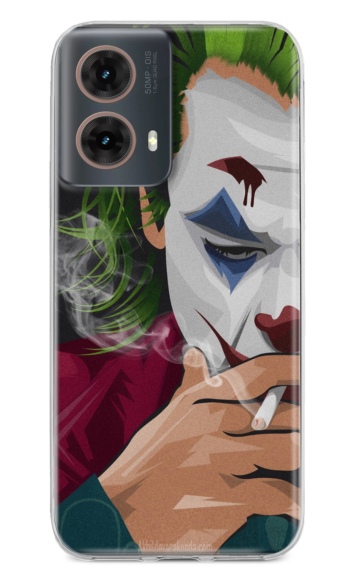 Joker Smoking Motorola G85 Back Cover