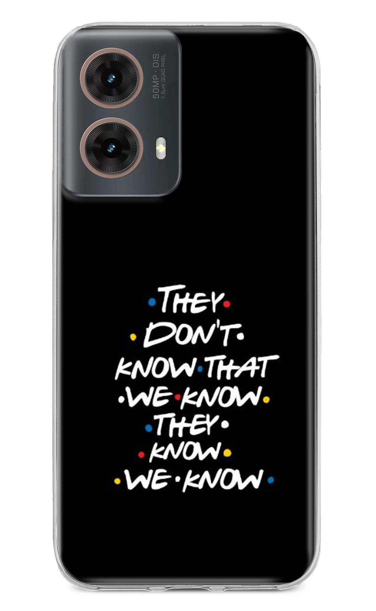 FRIENDS Dialogue Motorola G85 Back Cover