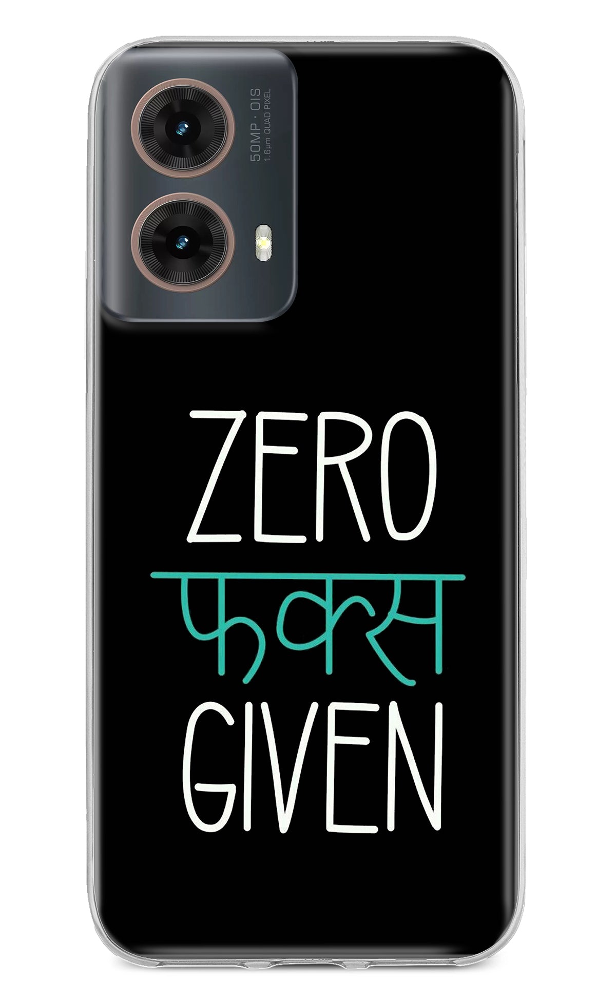 Zero Fucks Given Motorola G85 Back Cover