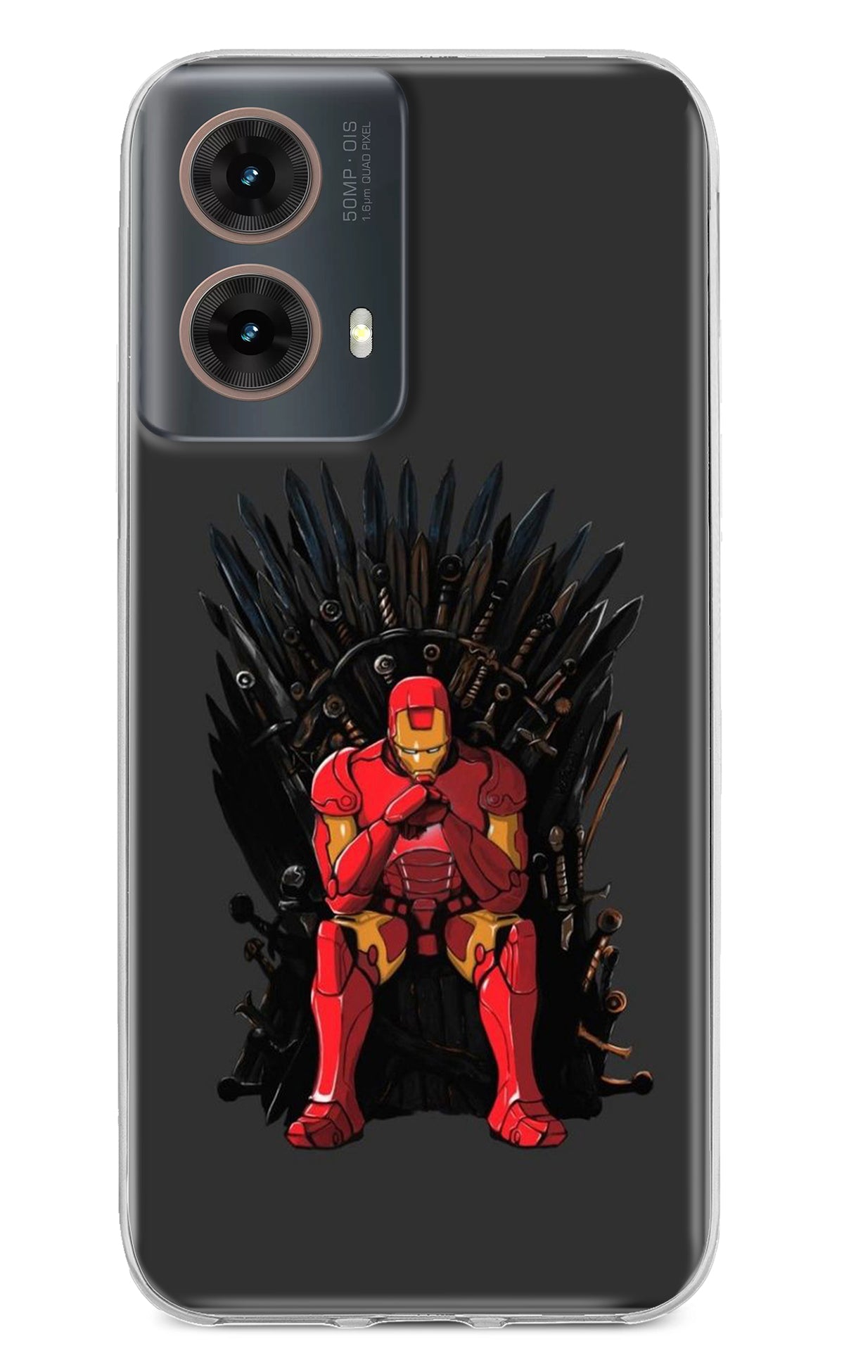 Ironman Throne Motorola G85 Back Cover