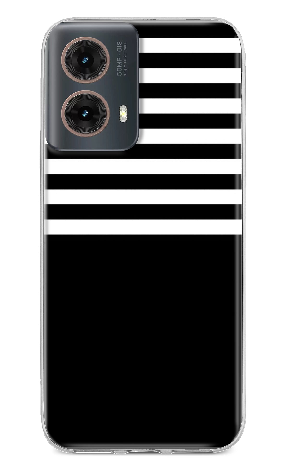 Black and White Print Motorola G85 Back Cover