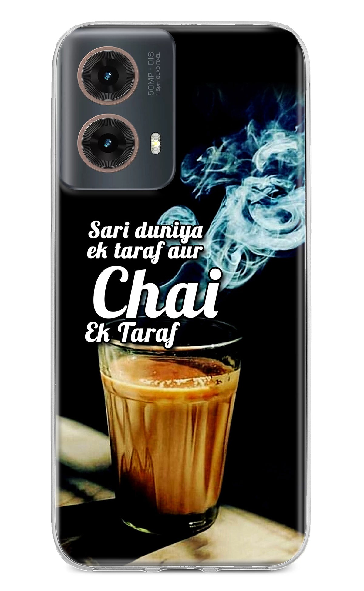 Chai Ek Taraf Quote Motorola G85 Back Cover