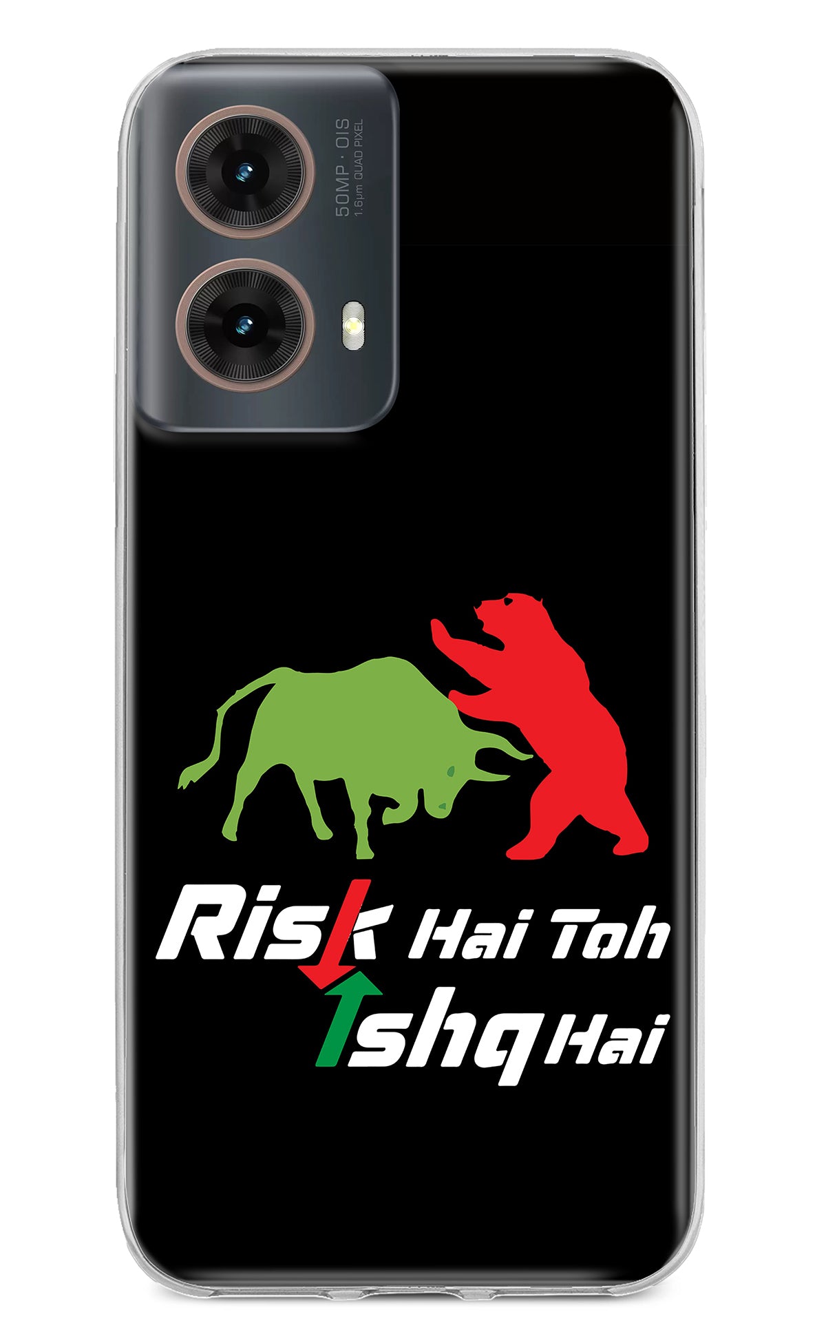 Risk Hai Toh Ishq Hai Motorola G85 Back Cover