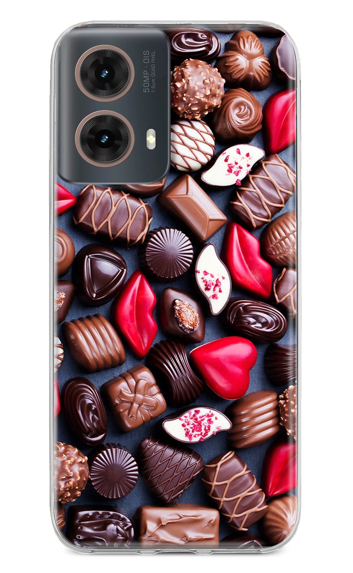 Chocolates Motorola G85 Back Cover