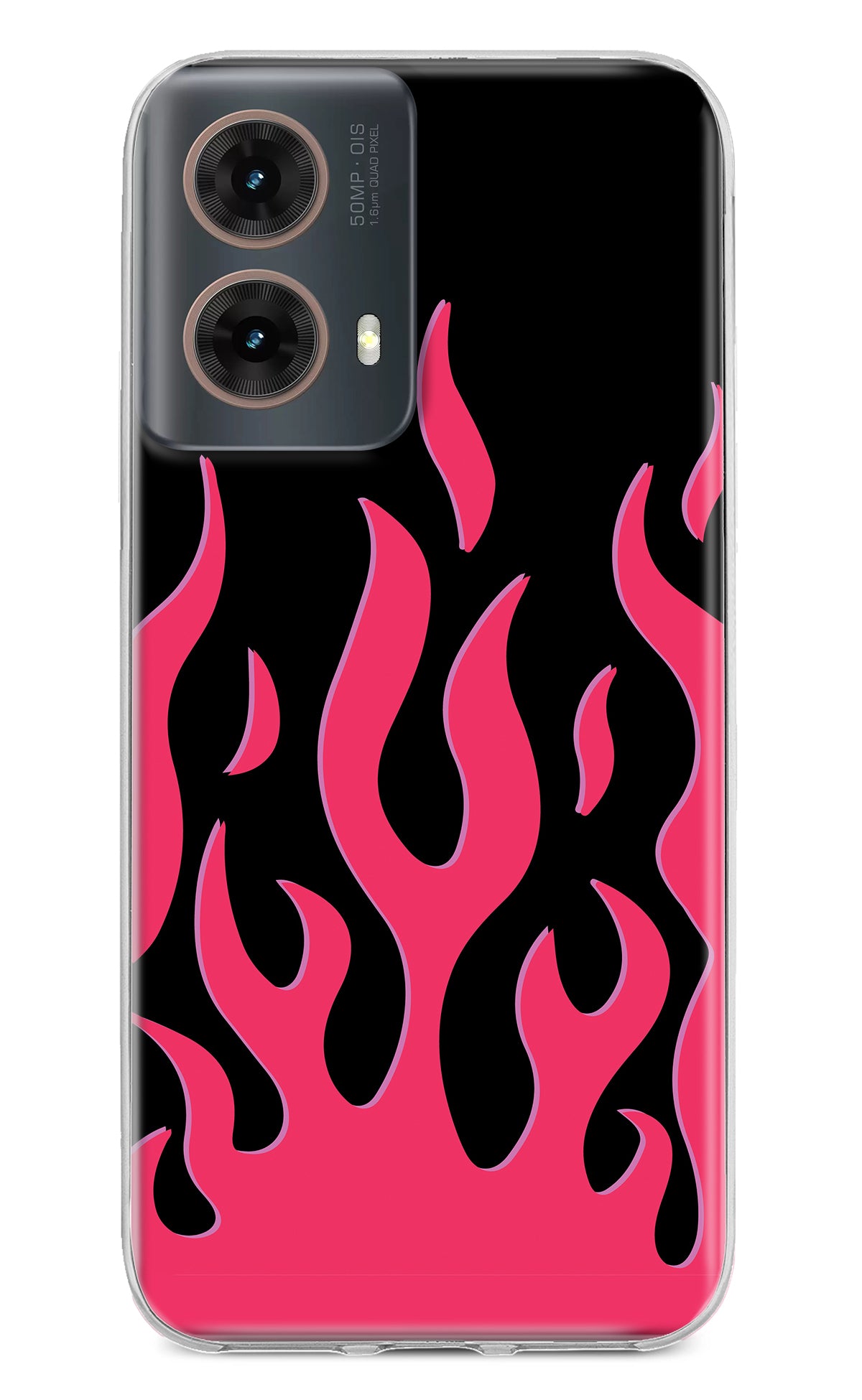 Fire Flames Motorola G85 Back Cover