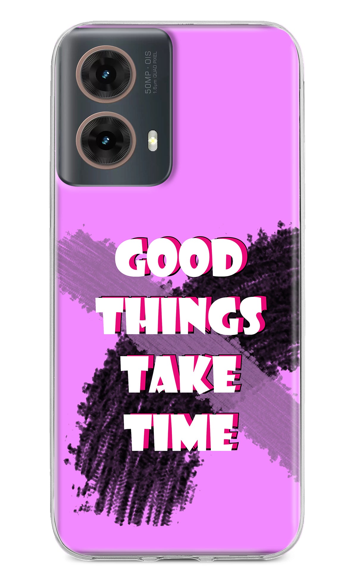 Good Things Take Time Motorola G85 Back Cover