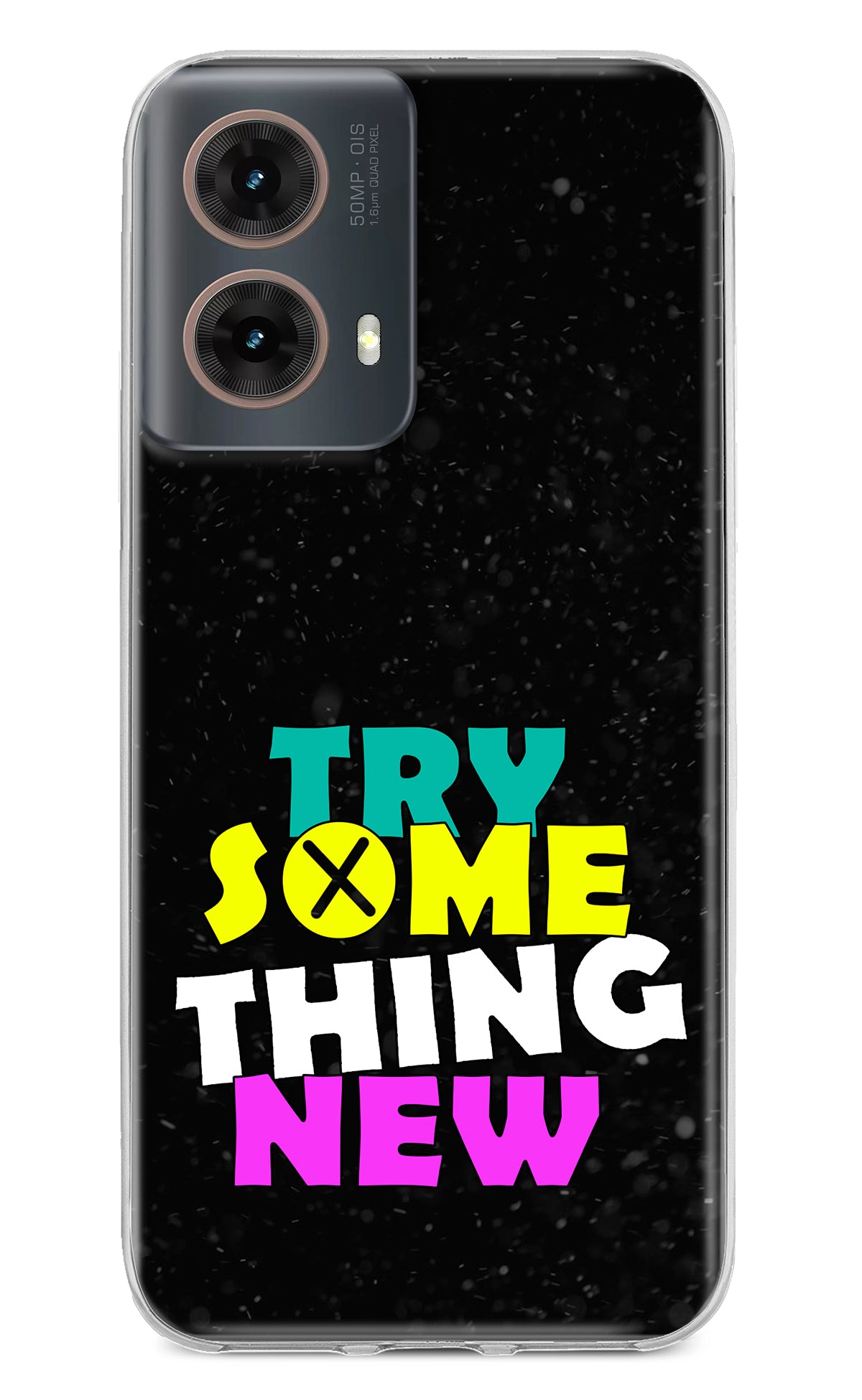 Try Something New Motorola G85 Back Cover