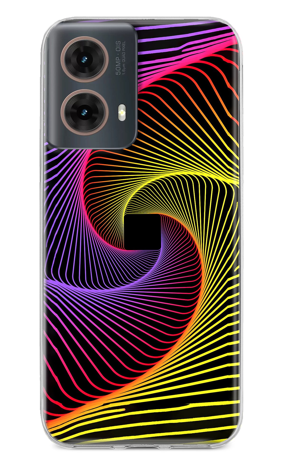 Colorful Strings Motorola G85 Back Cover