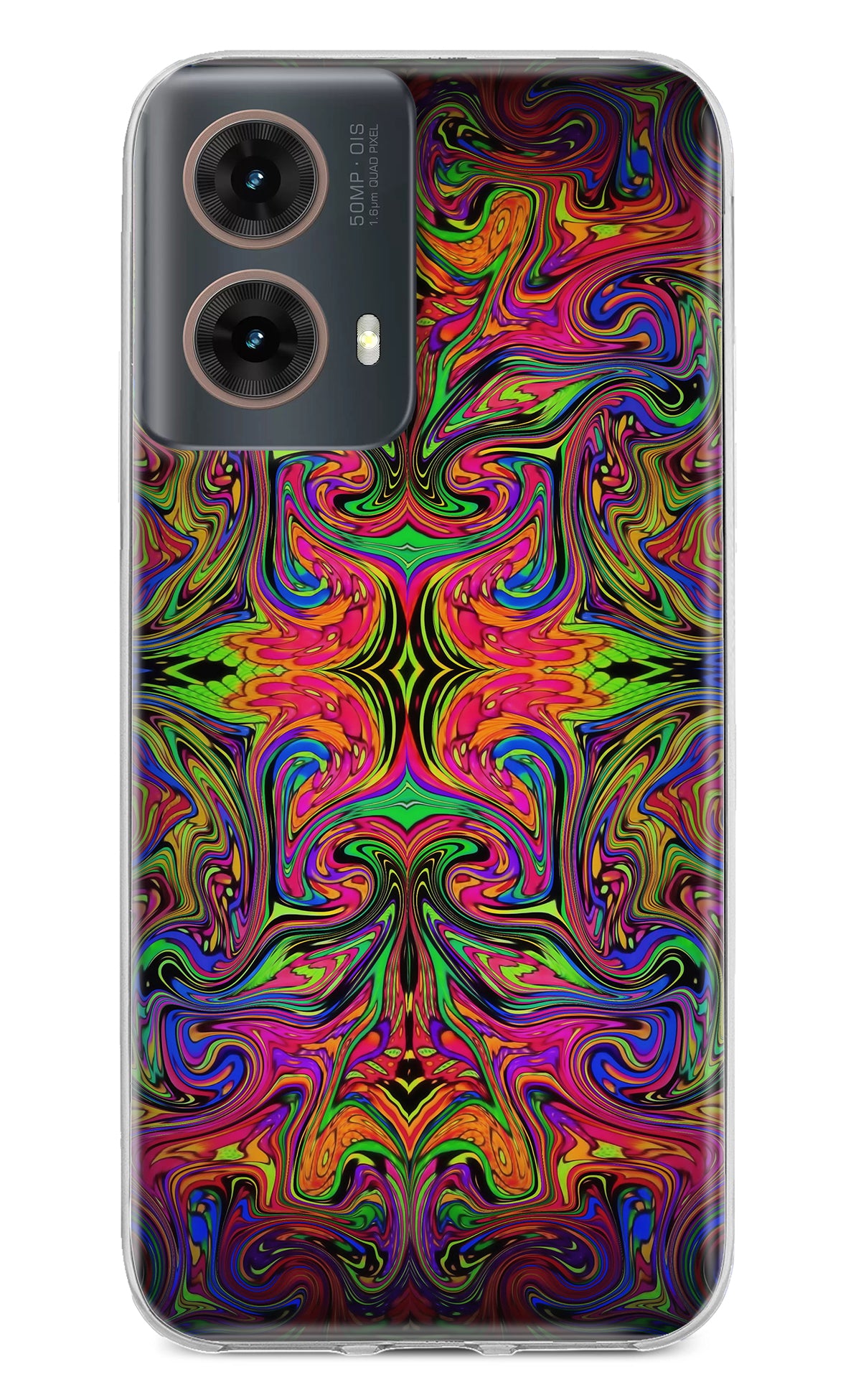 Psychedelic Art Motorola G85 Back Cover