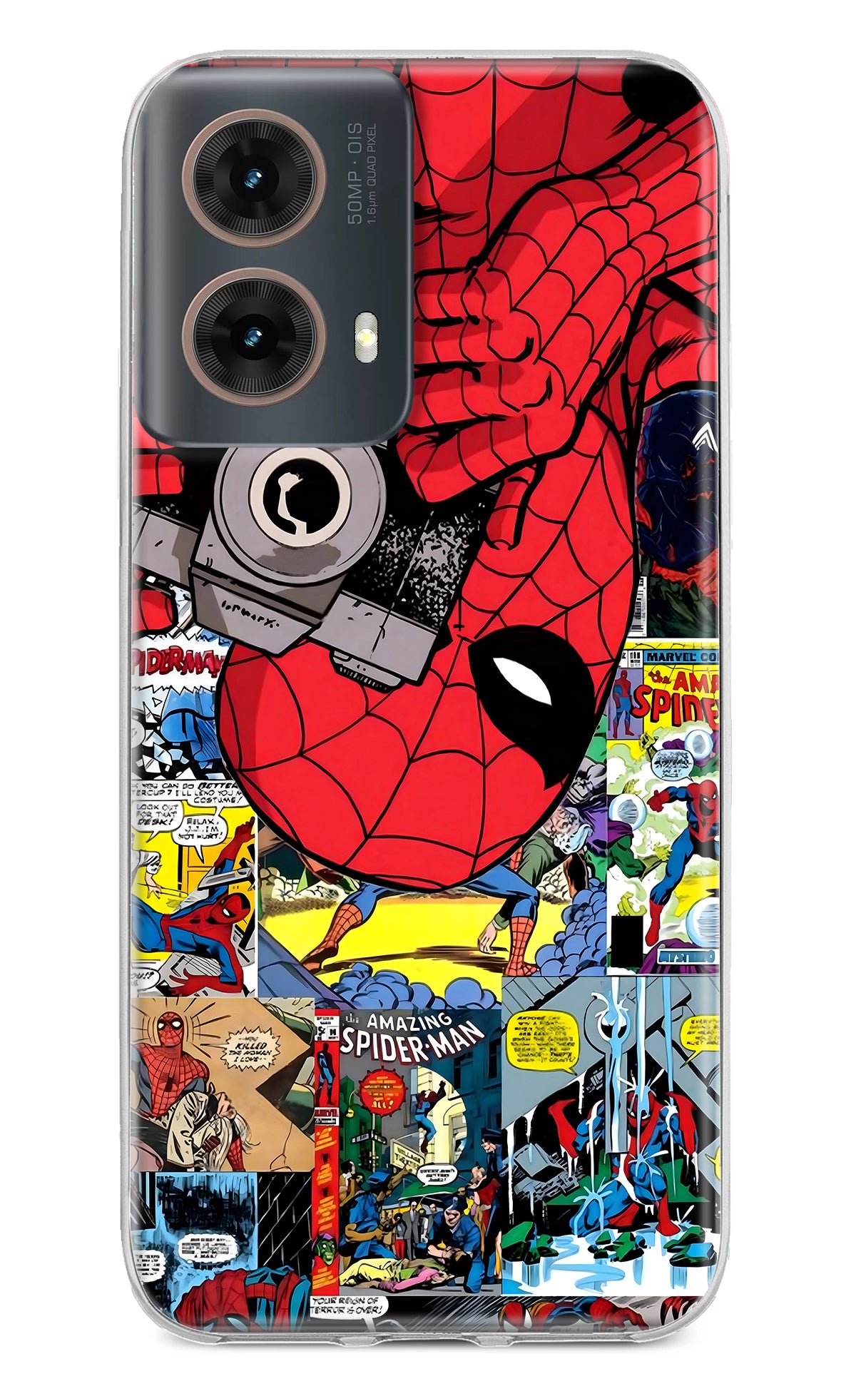 Spider Man Motorola G85 Back Cover