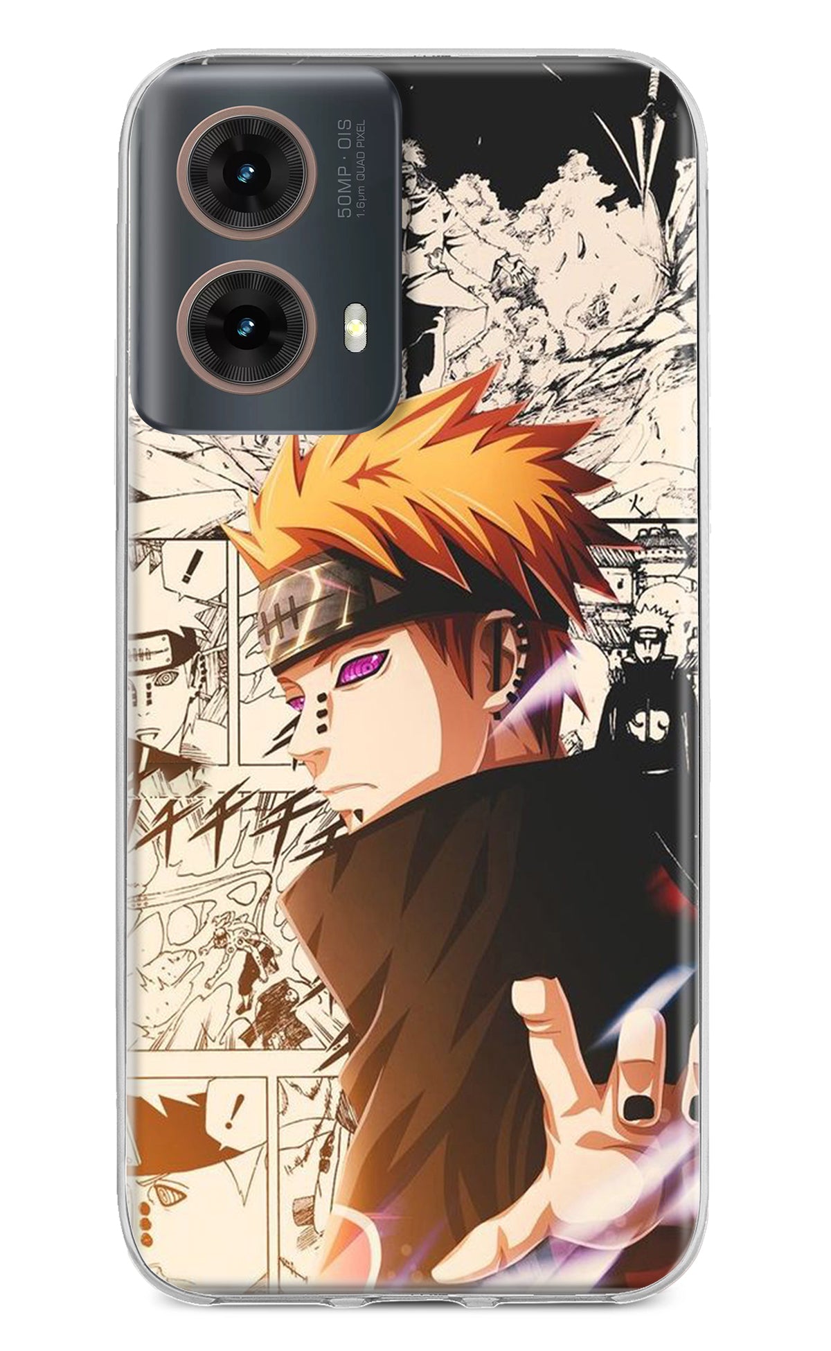 Pain Anime Motorola G85 Back Cover