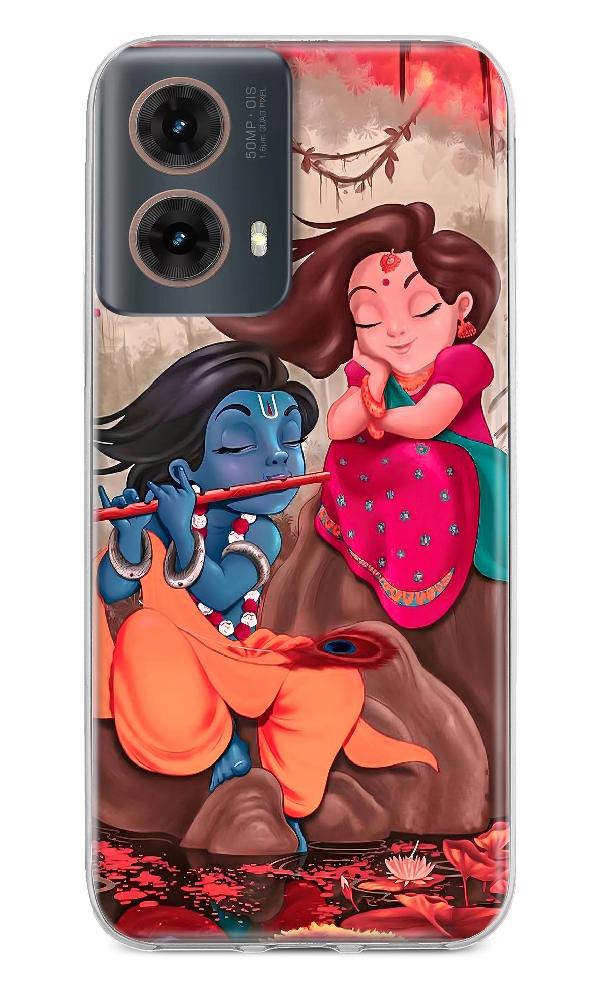 Radhe Krishna Motorola G85 Back Cover