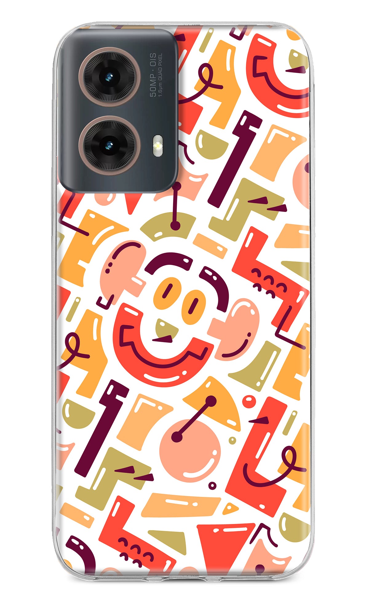 Doodle Pattern Motorola G85 Back Cover