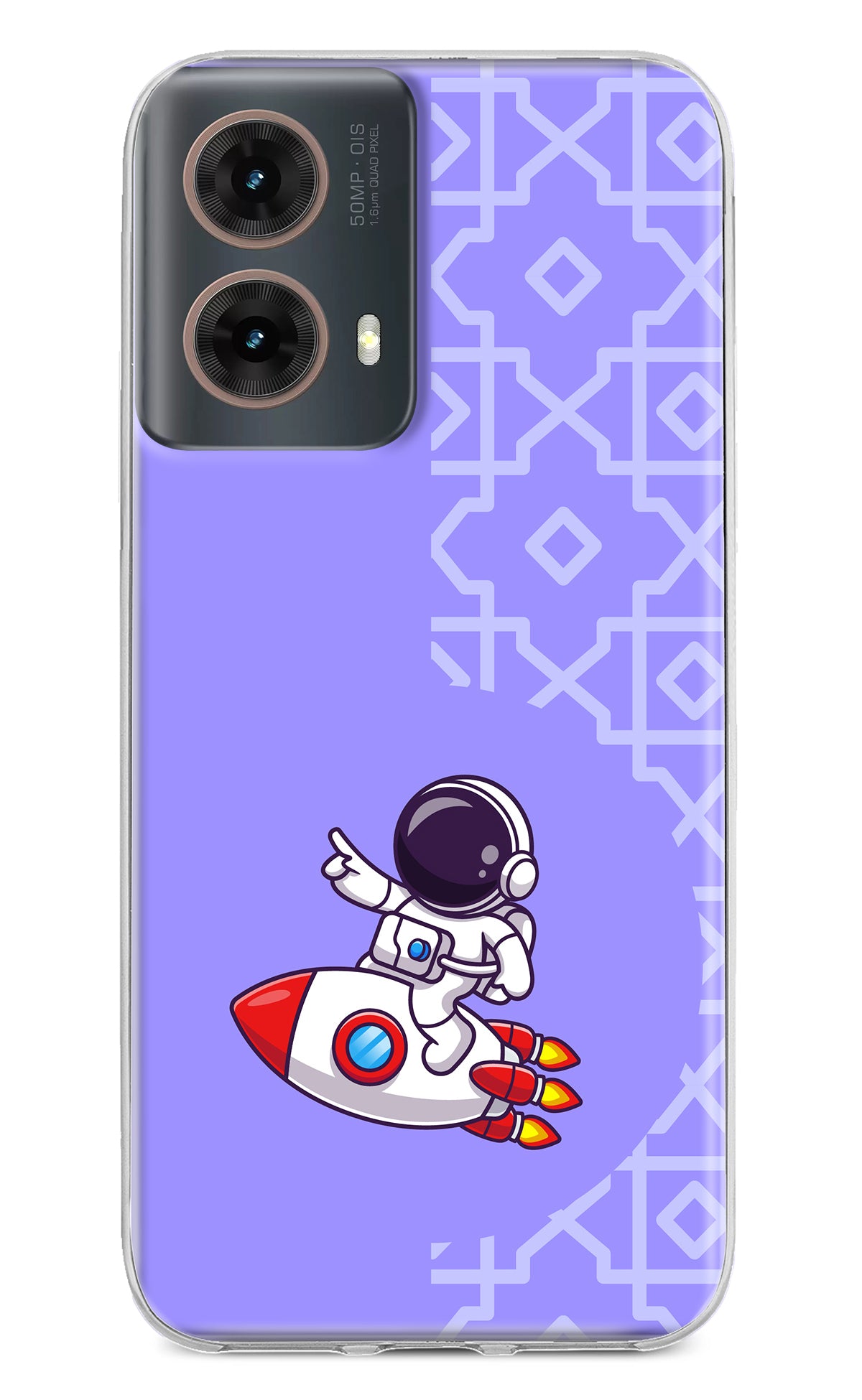 Cute Astronaut Motorola G85 Back Cover