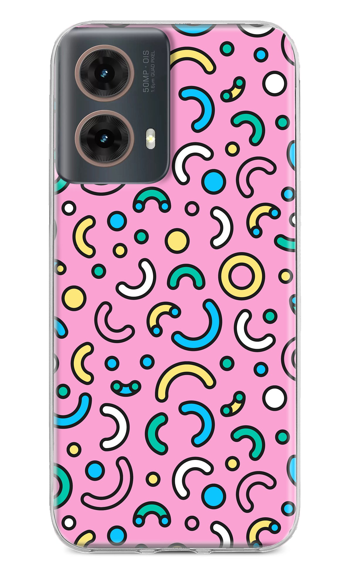 Memphis Design Motorola G85 Back Cover