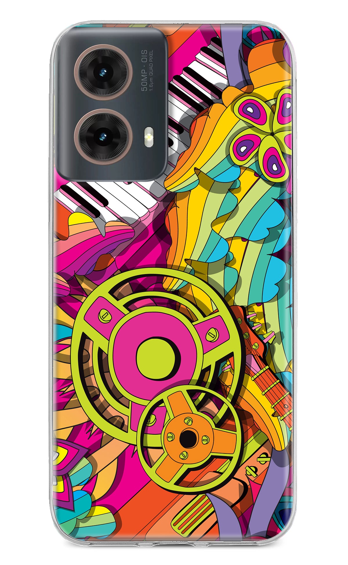 Music Doodle Motorola G85 Back Cover