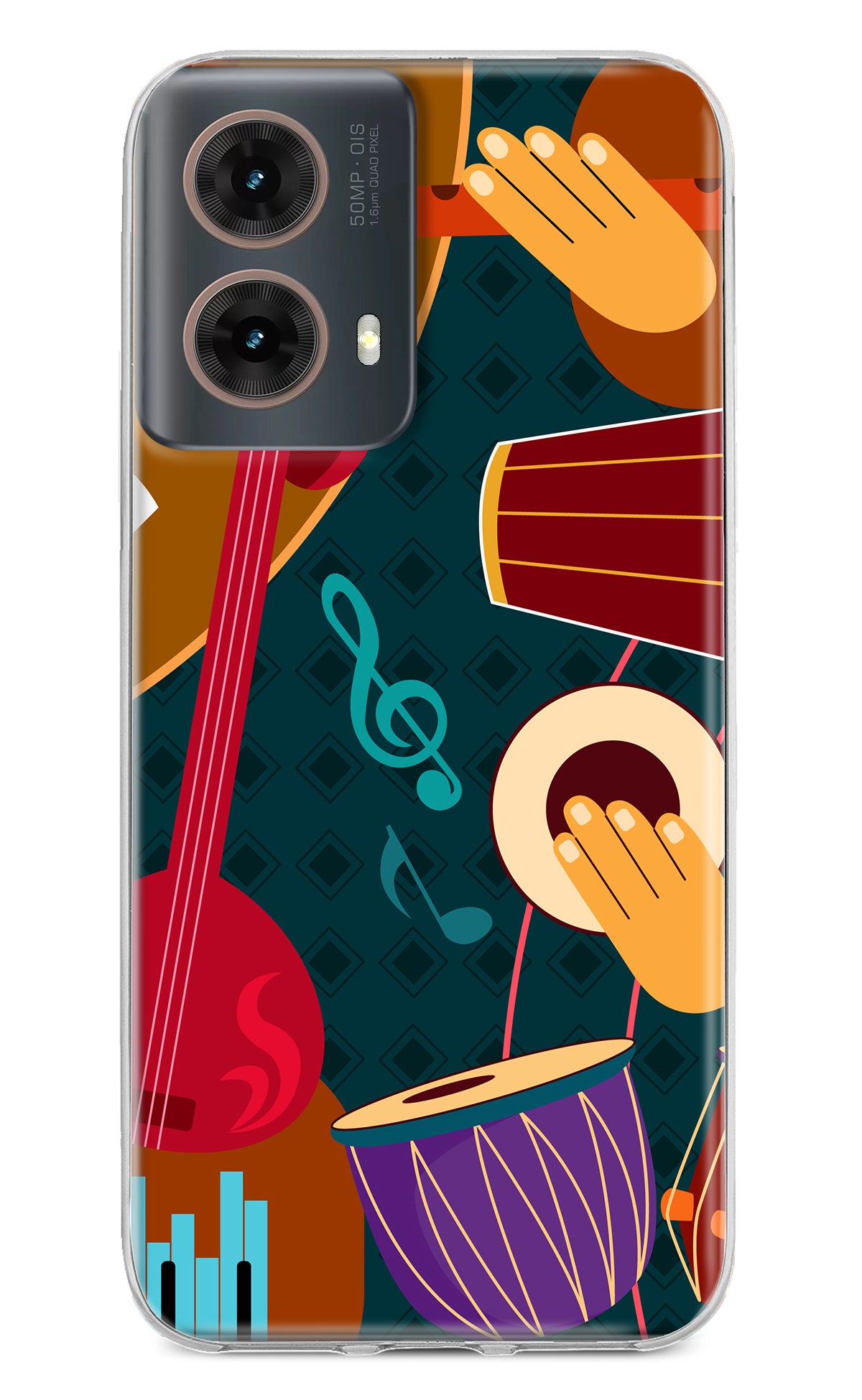 Music Instrument Motorola G85 Back Cover