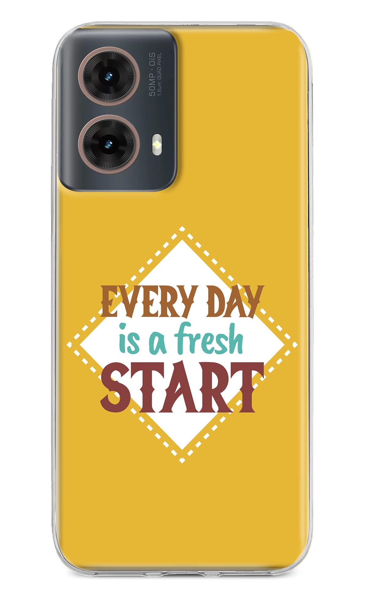 Every day is a Fresh Start Motorola G85 Back Cover