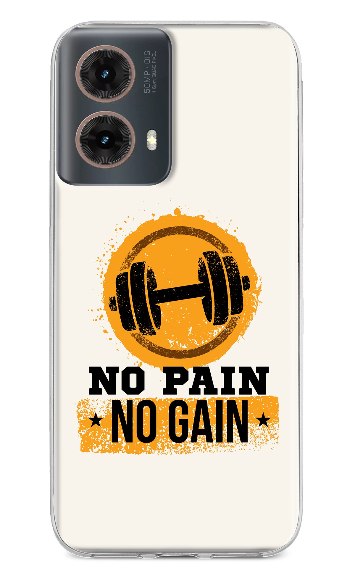 No Pain No Gain Motorola G85 Back Cover