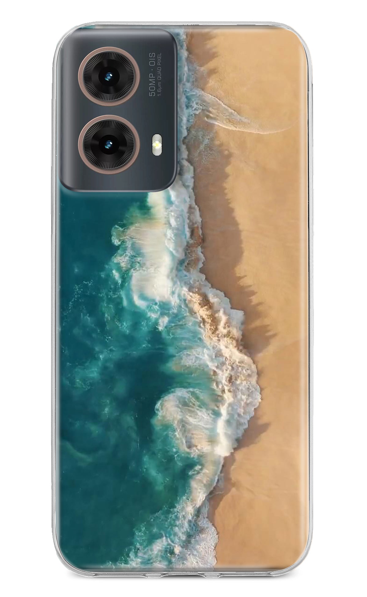 Ocean Beach Motorola G85 Back Cover