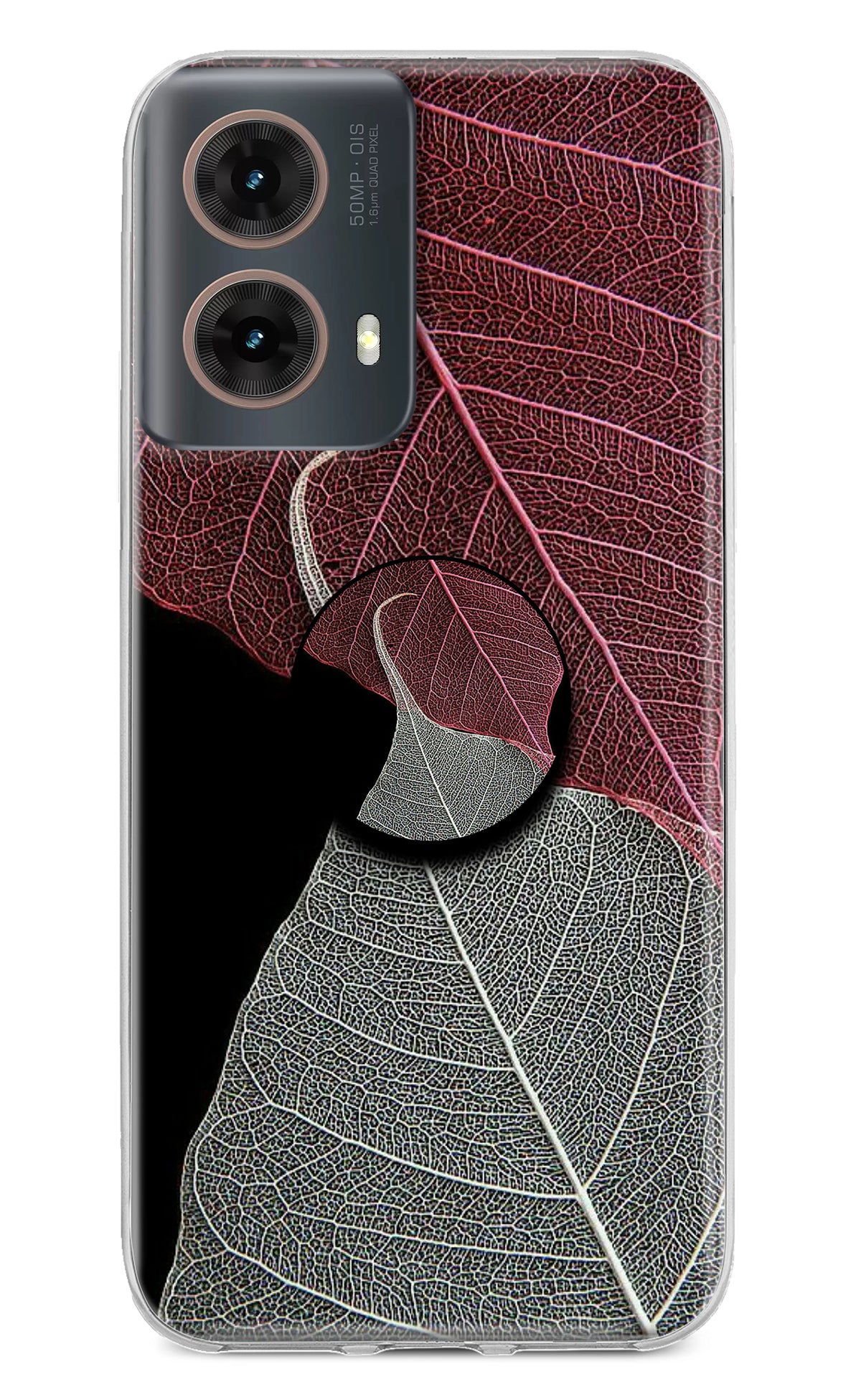 Leaf Pattern Motorola G85 Pop Case