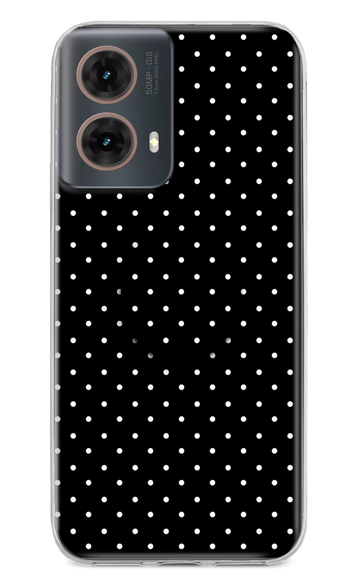 White Dots Motorola G85 Pop Case