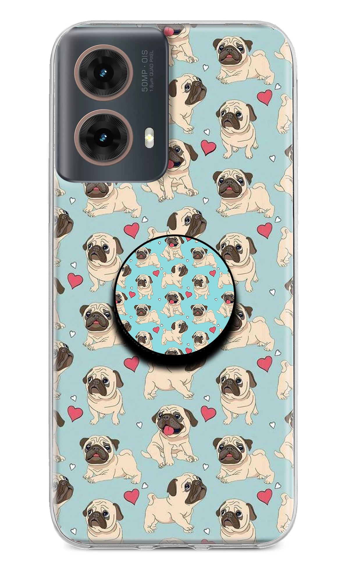 Pug Dog Motorola G85 Pop Case