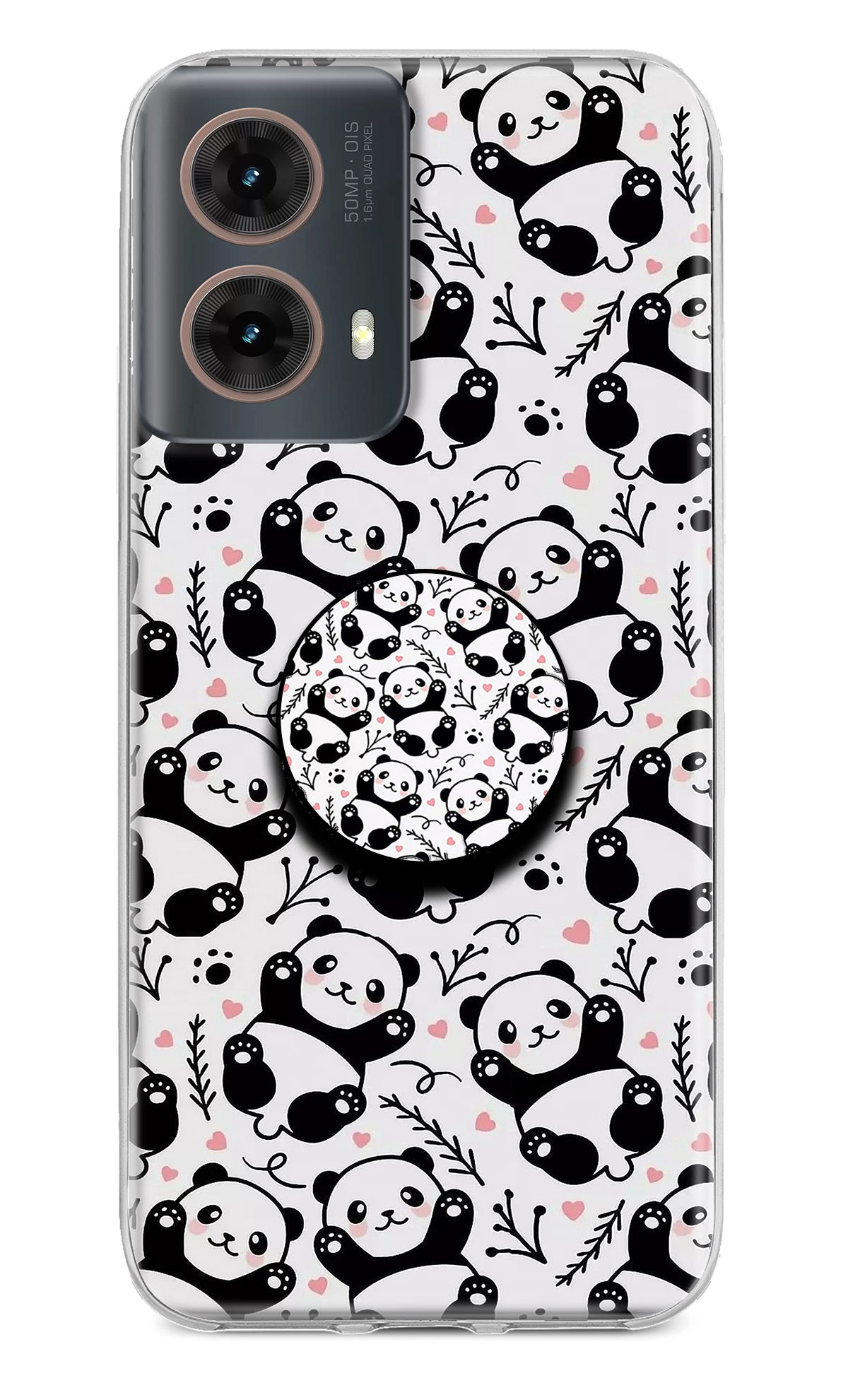 Cute Panda Motorola G85 Pop Case