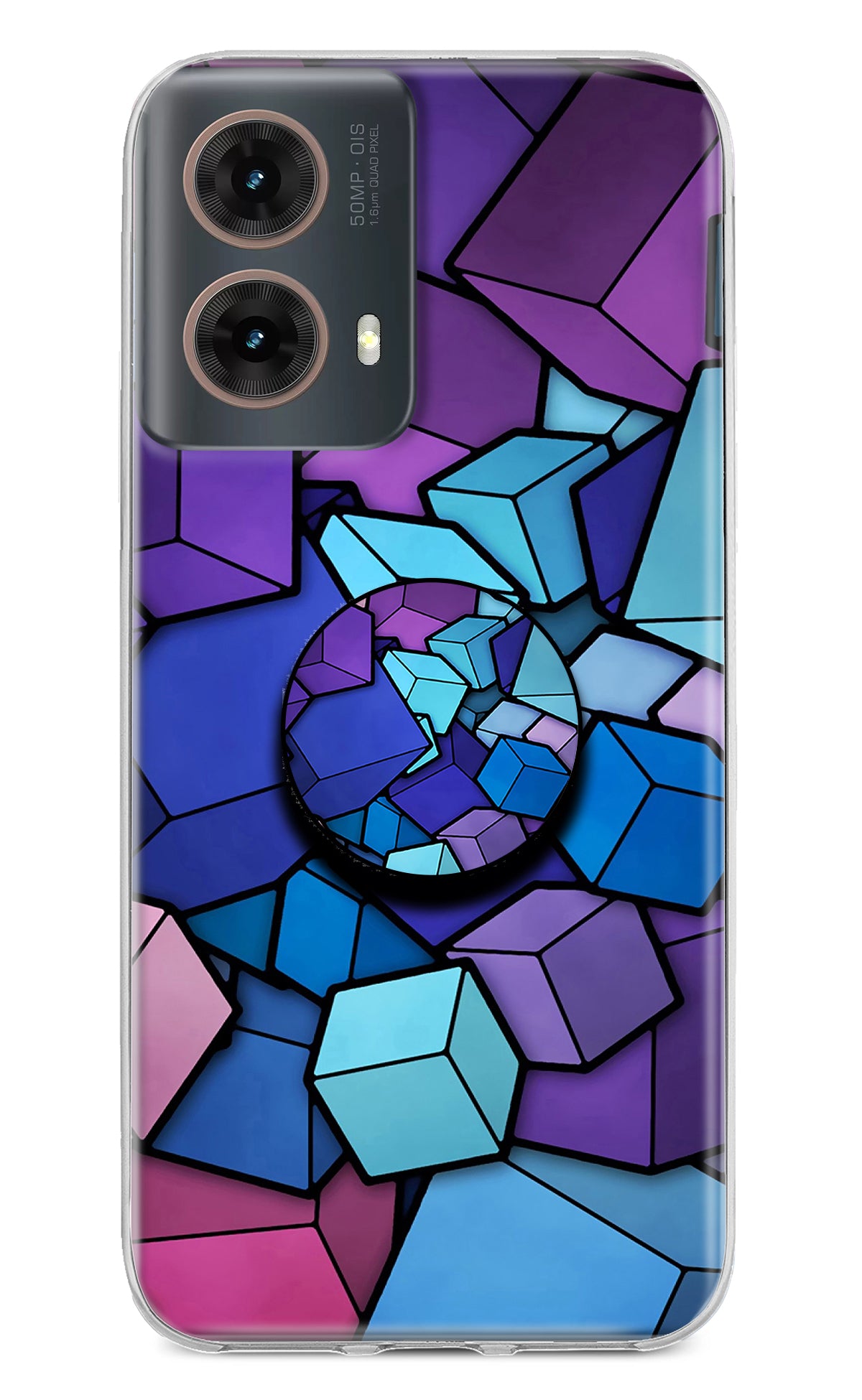 Cubic Abstract Motorola G85 Pop Case