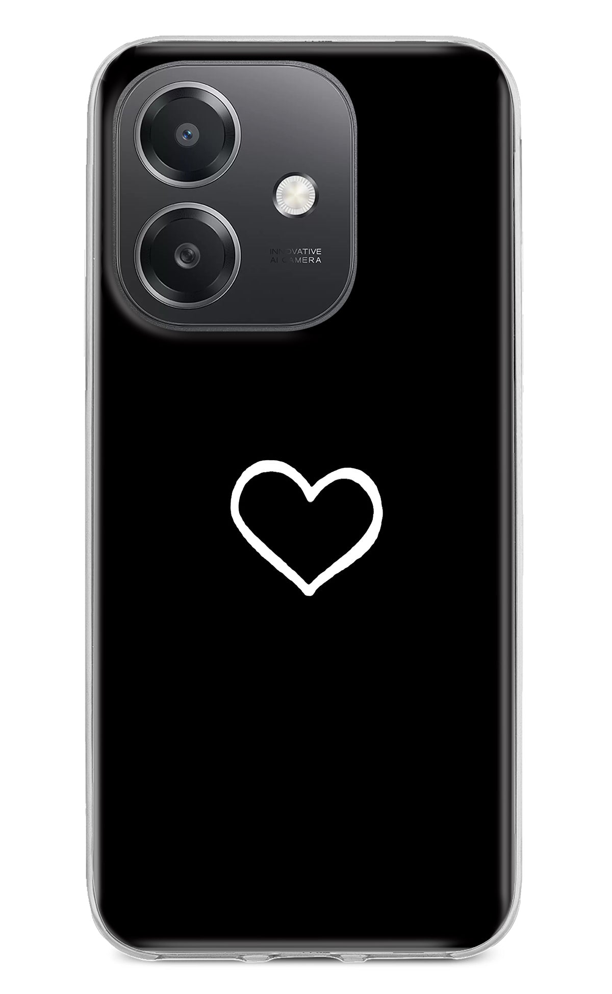 Heart OPPO A3x Back Cover