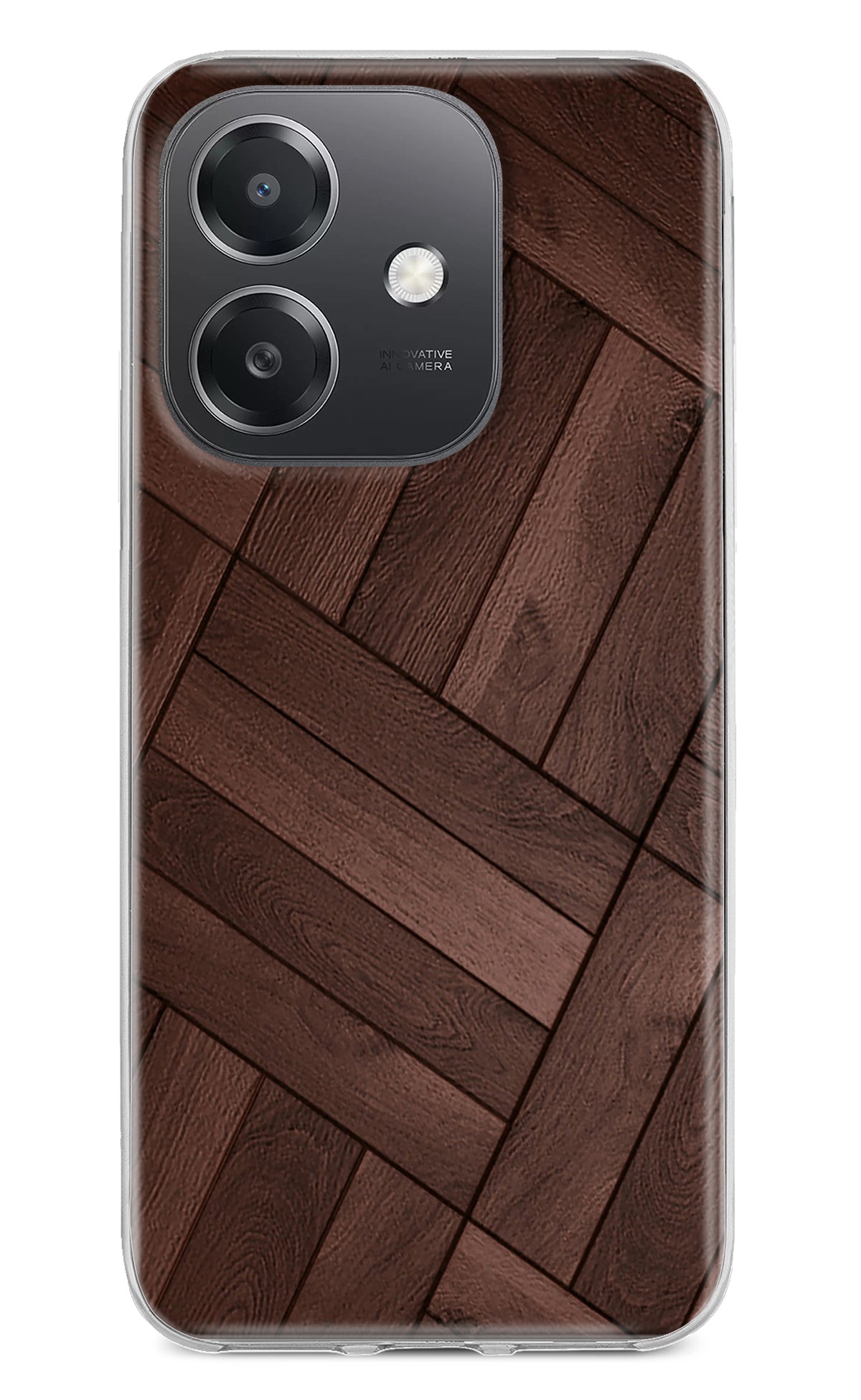 Wooden Texture Design OPPO A3x Back Cover