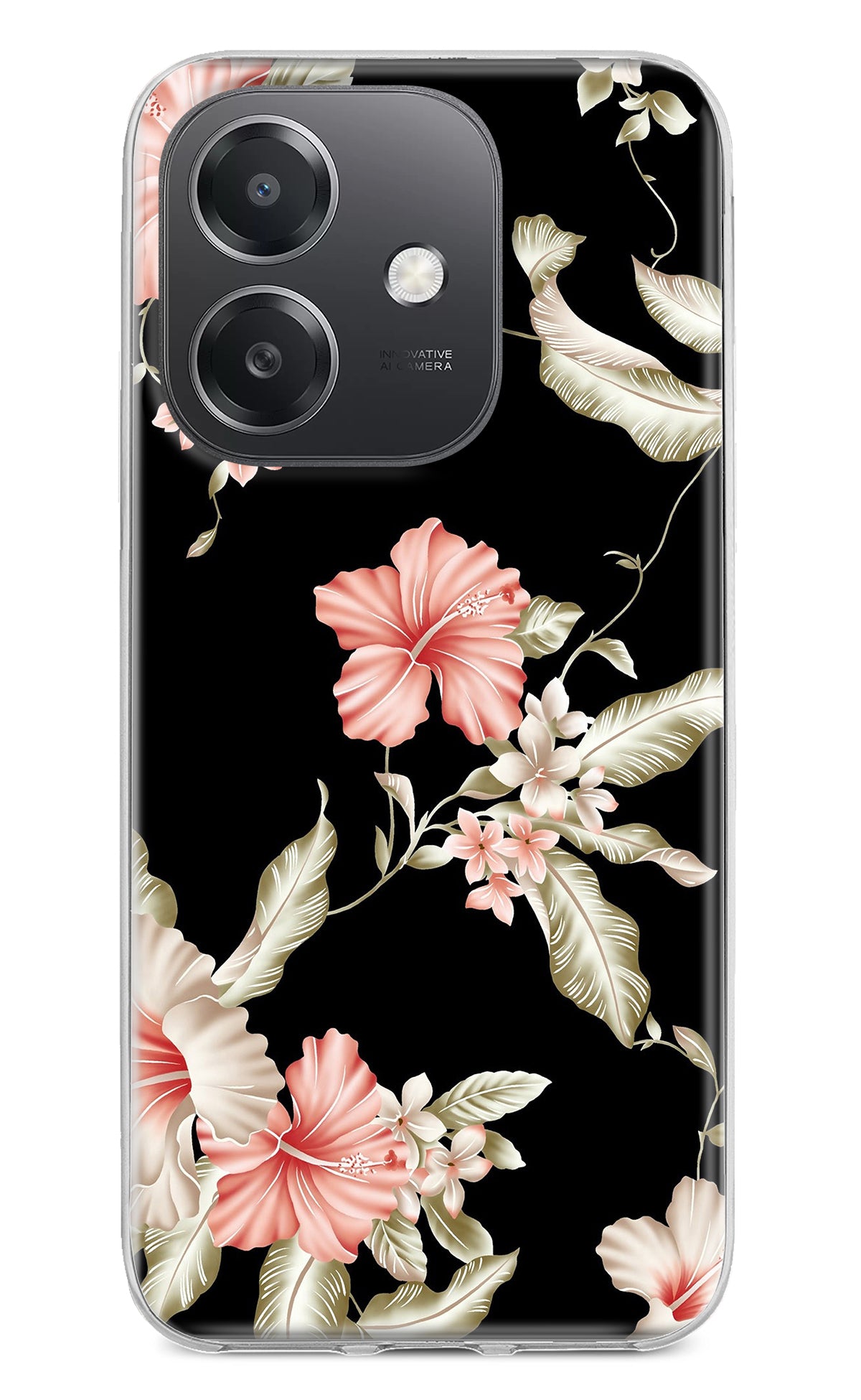 Flowers OPPO A3x Back Cover