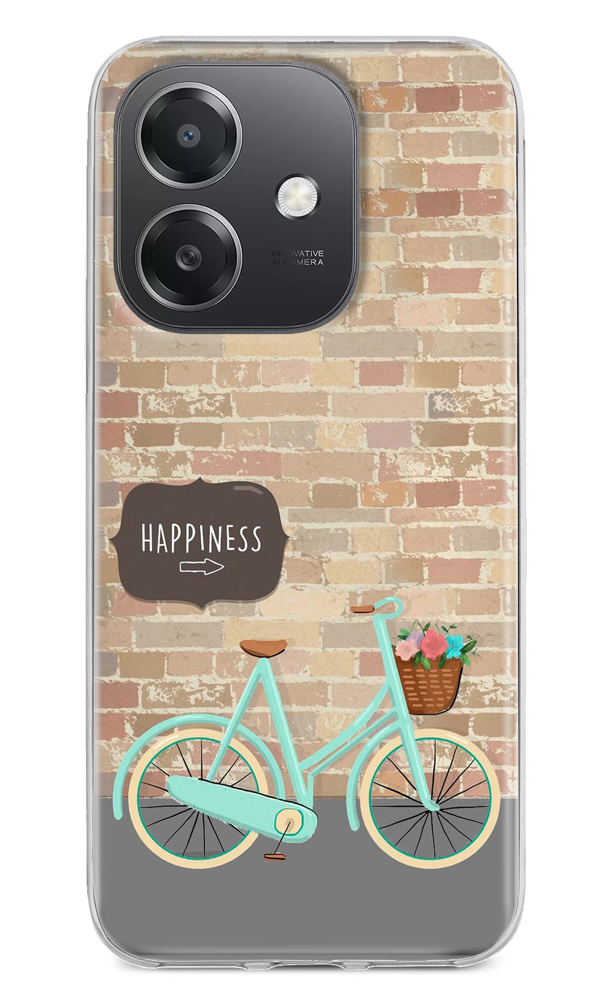 Happiness Artwork OPPO A3x Back Cover