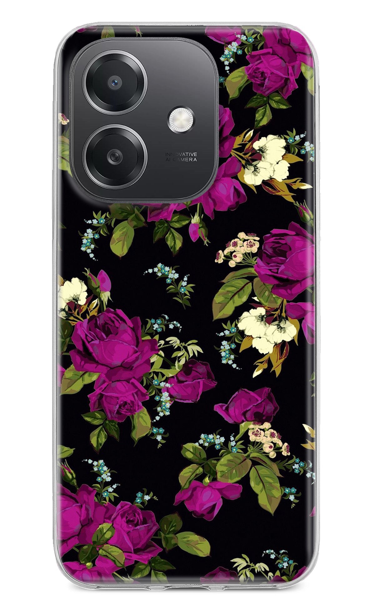 Flowers OPPO A3x Back Cover