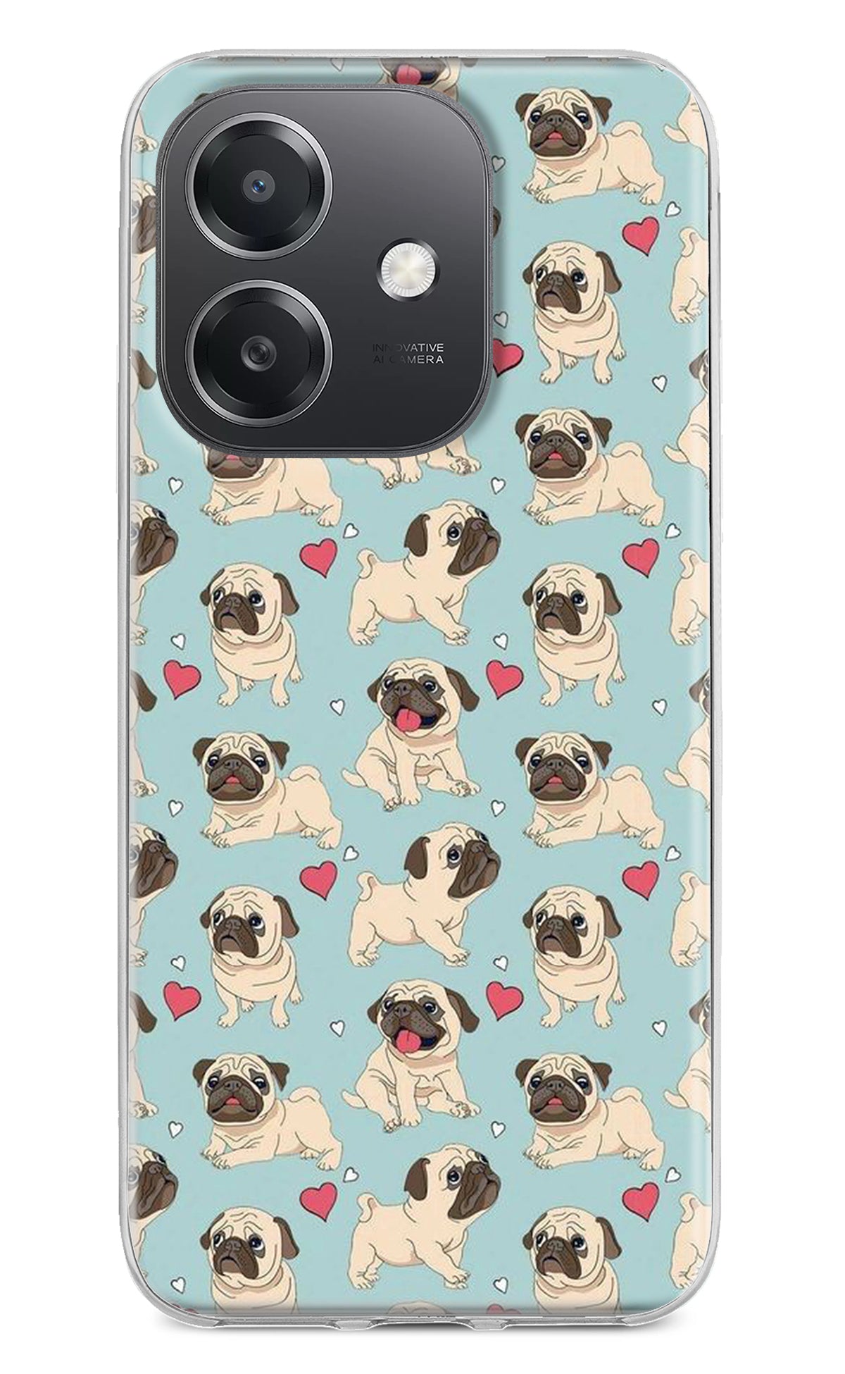 Pug Dog OPPO A3x Back Cover