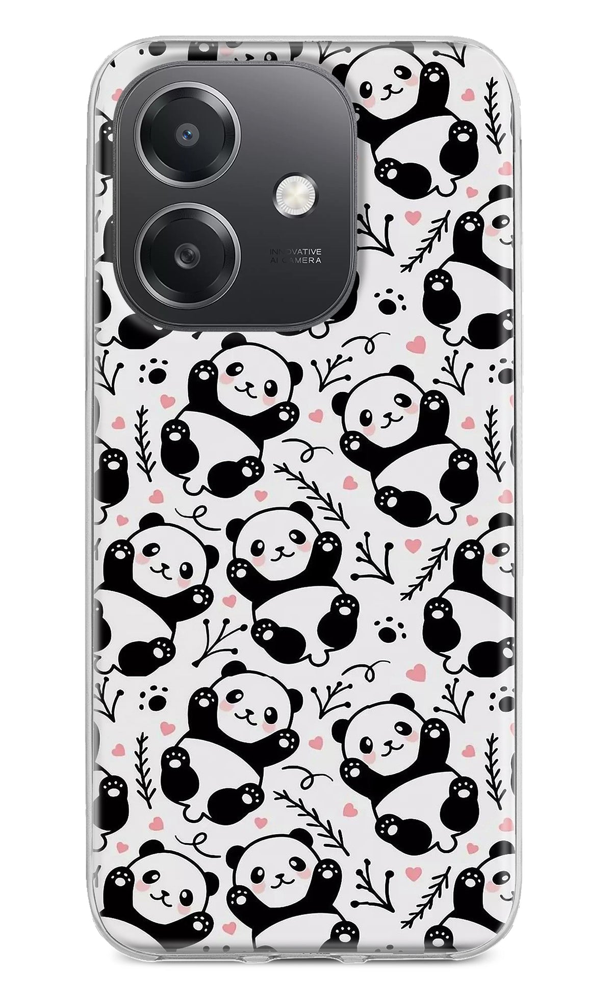 Cute Panda OPPO A3x Back Cover