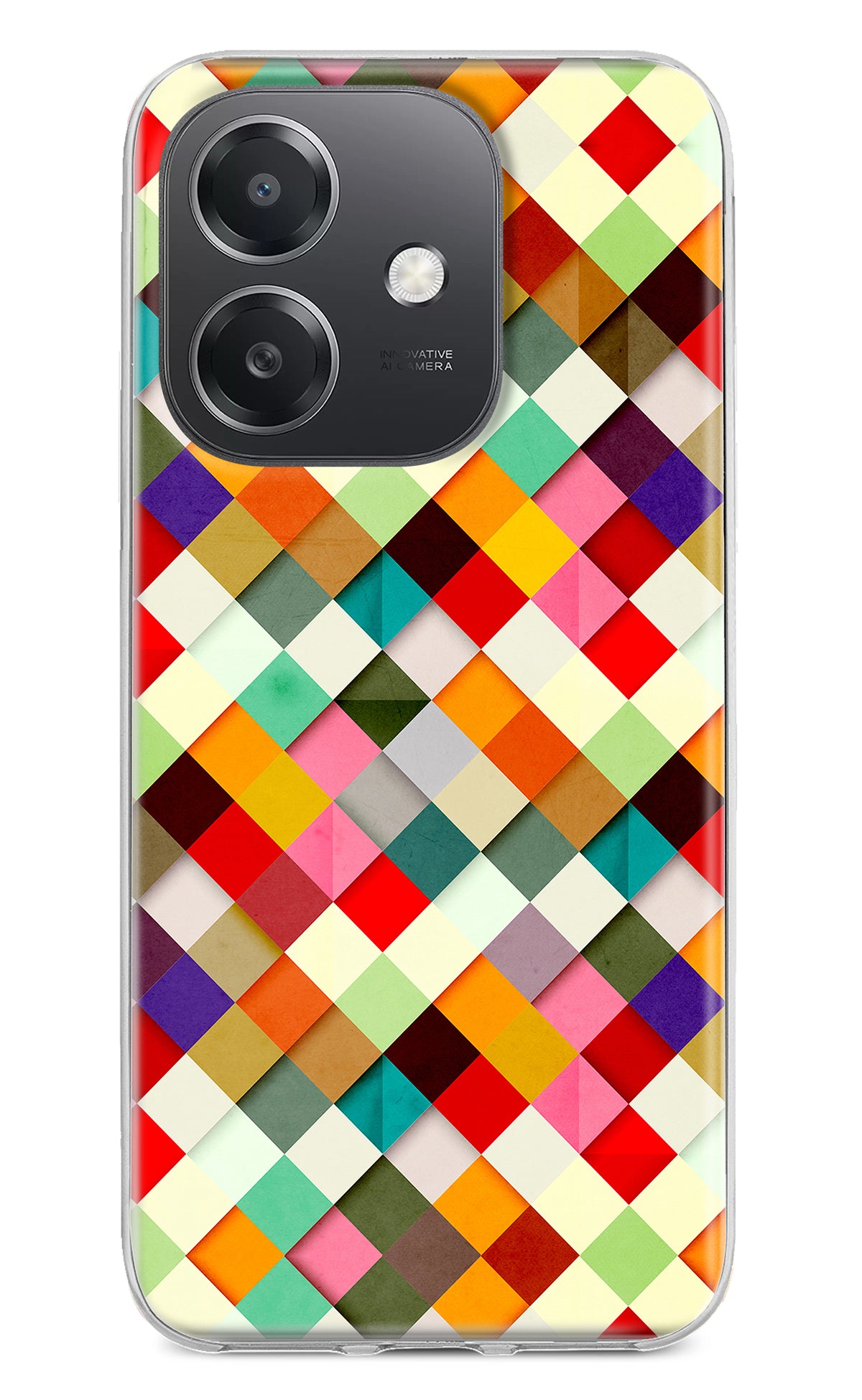 Geometric Abstract Colorful OPPO A3x Back Cover