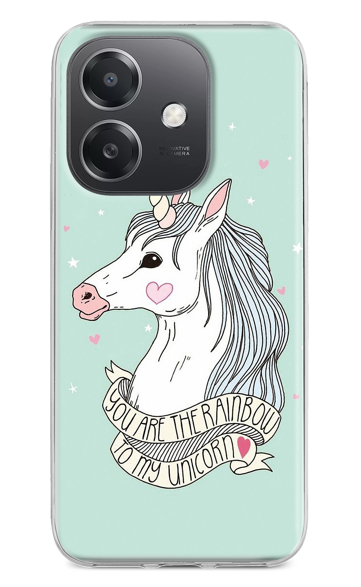 Unicorn Wallpaper OPPO A3x Back Cover