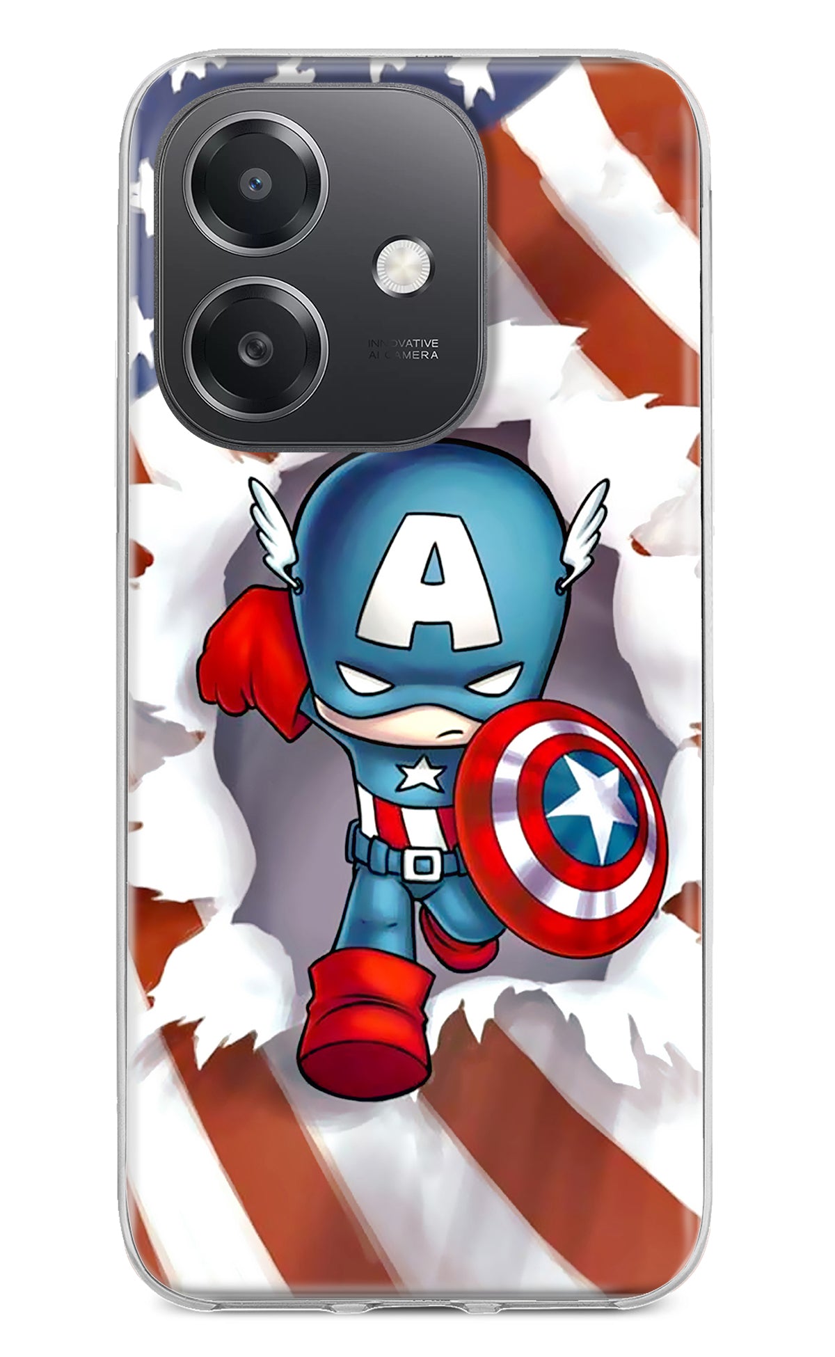 Captain America OPPO A3x Back Cover