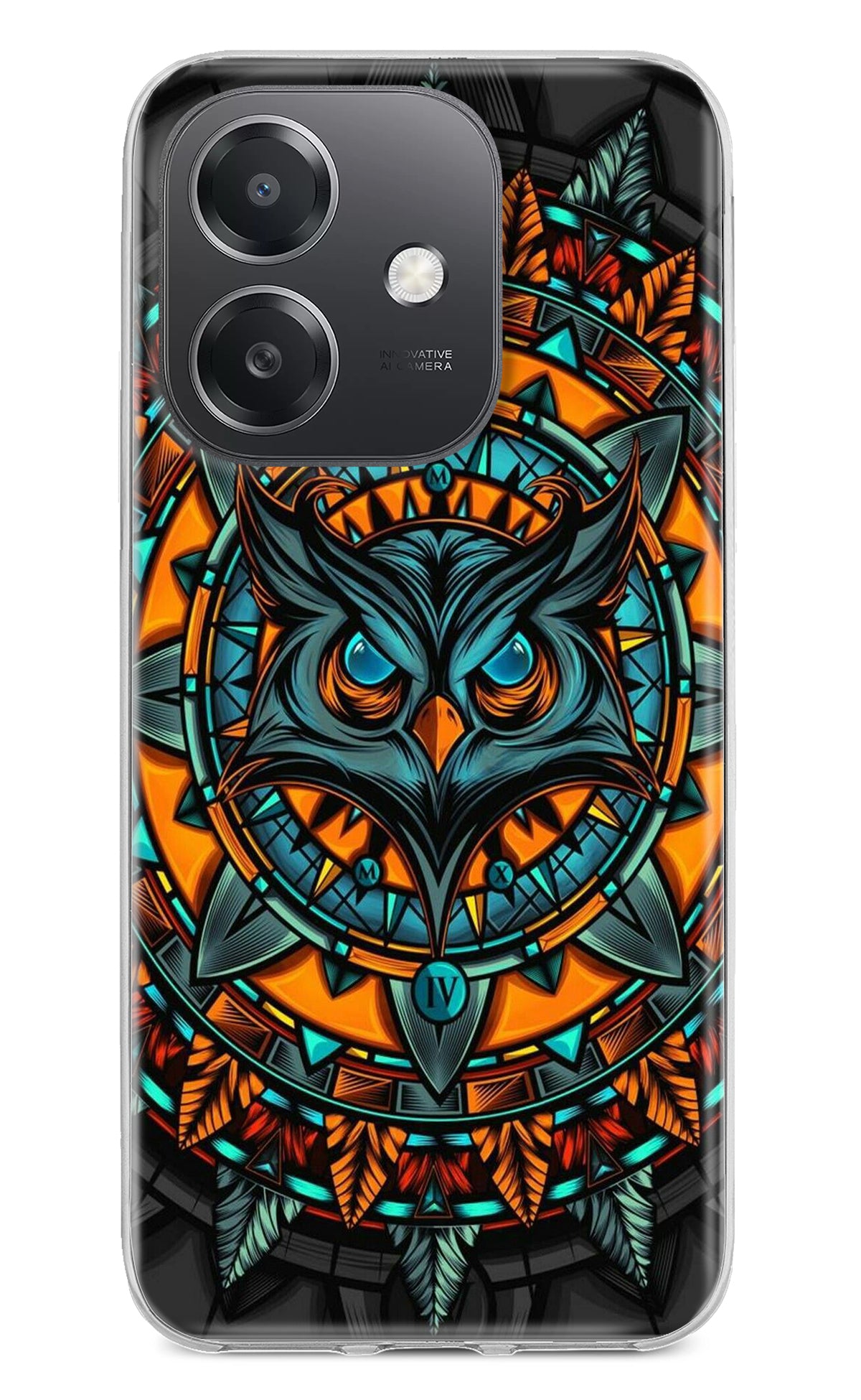 Angry Owl Art OPPO A3x Back Cover