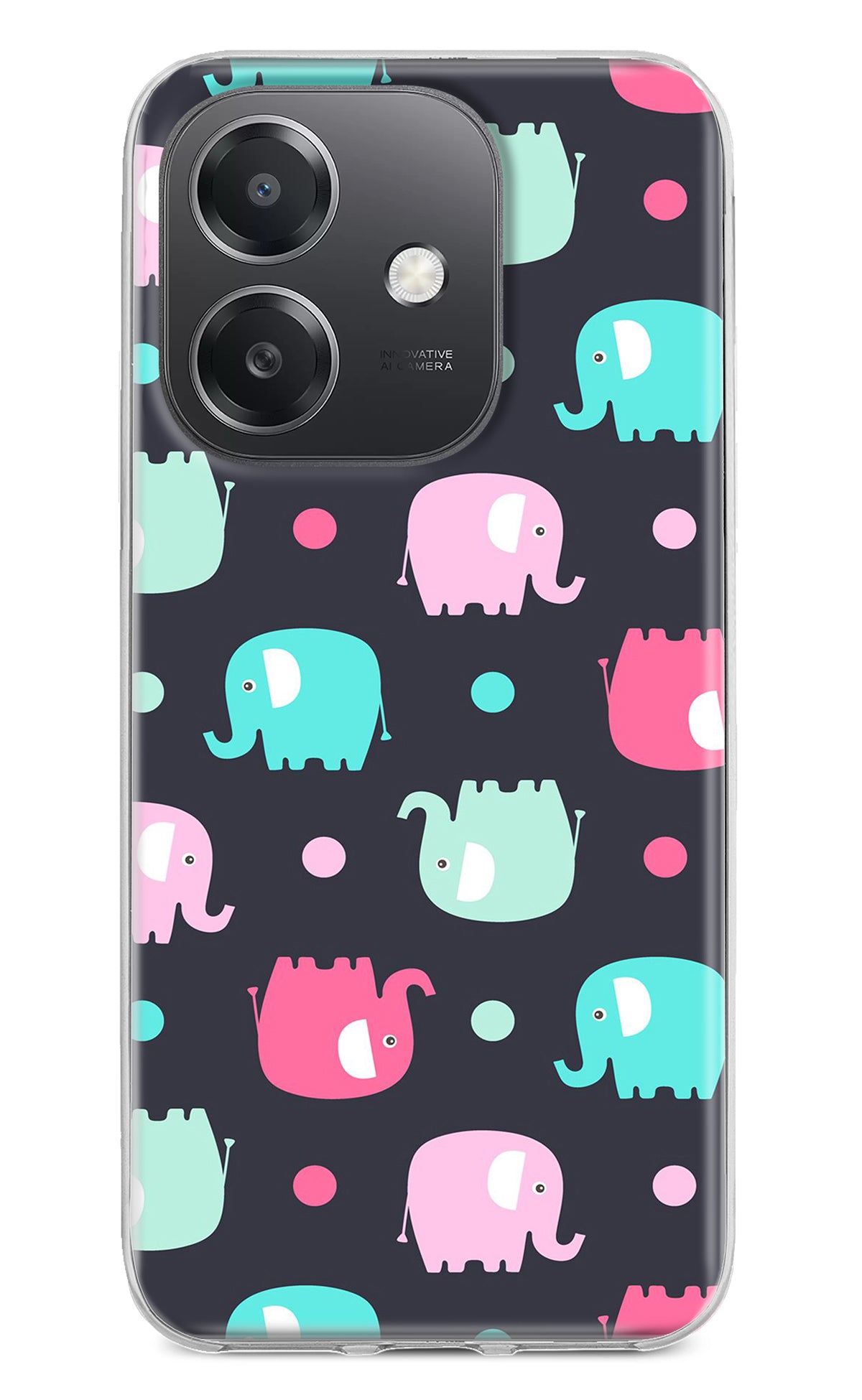 Elephants OPPO A3x Back Cover