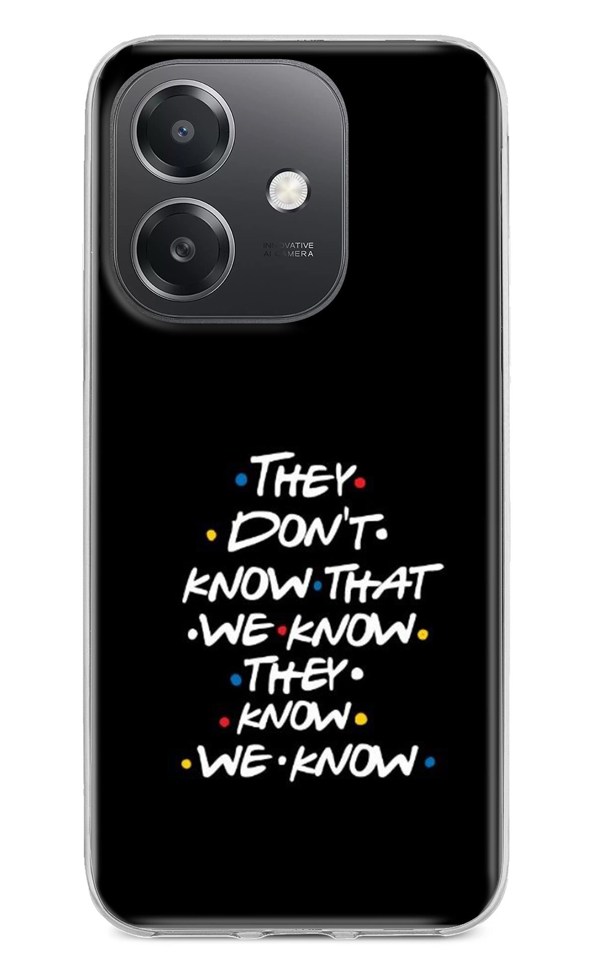 FRIENDS Dialogue OPPO A3x Back Cover