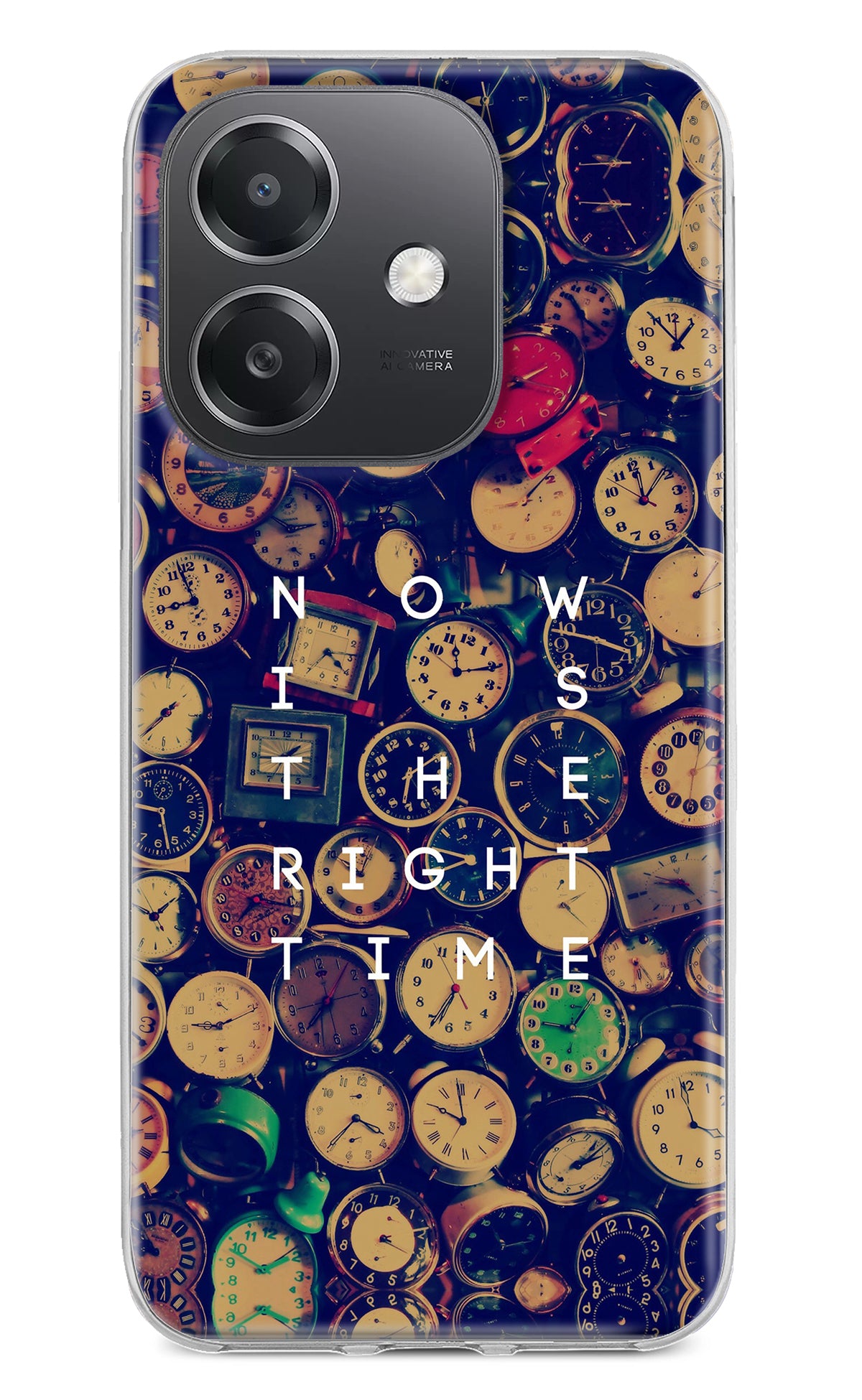 Now is the Right Time Quote OPPO A3x Back Cover