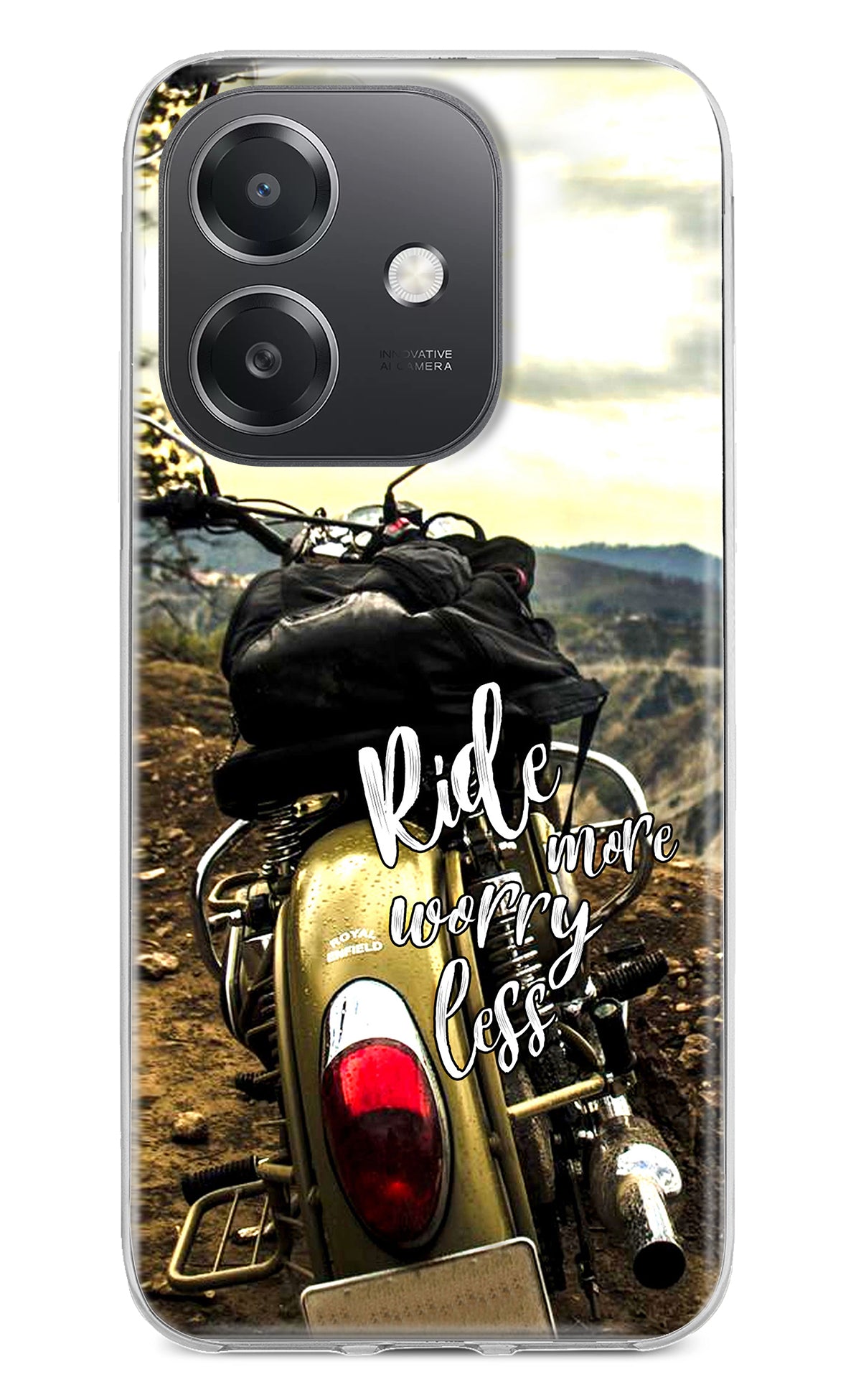 Ride More Worry Less OPPO A3x Back Cover