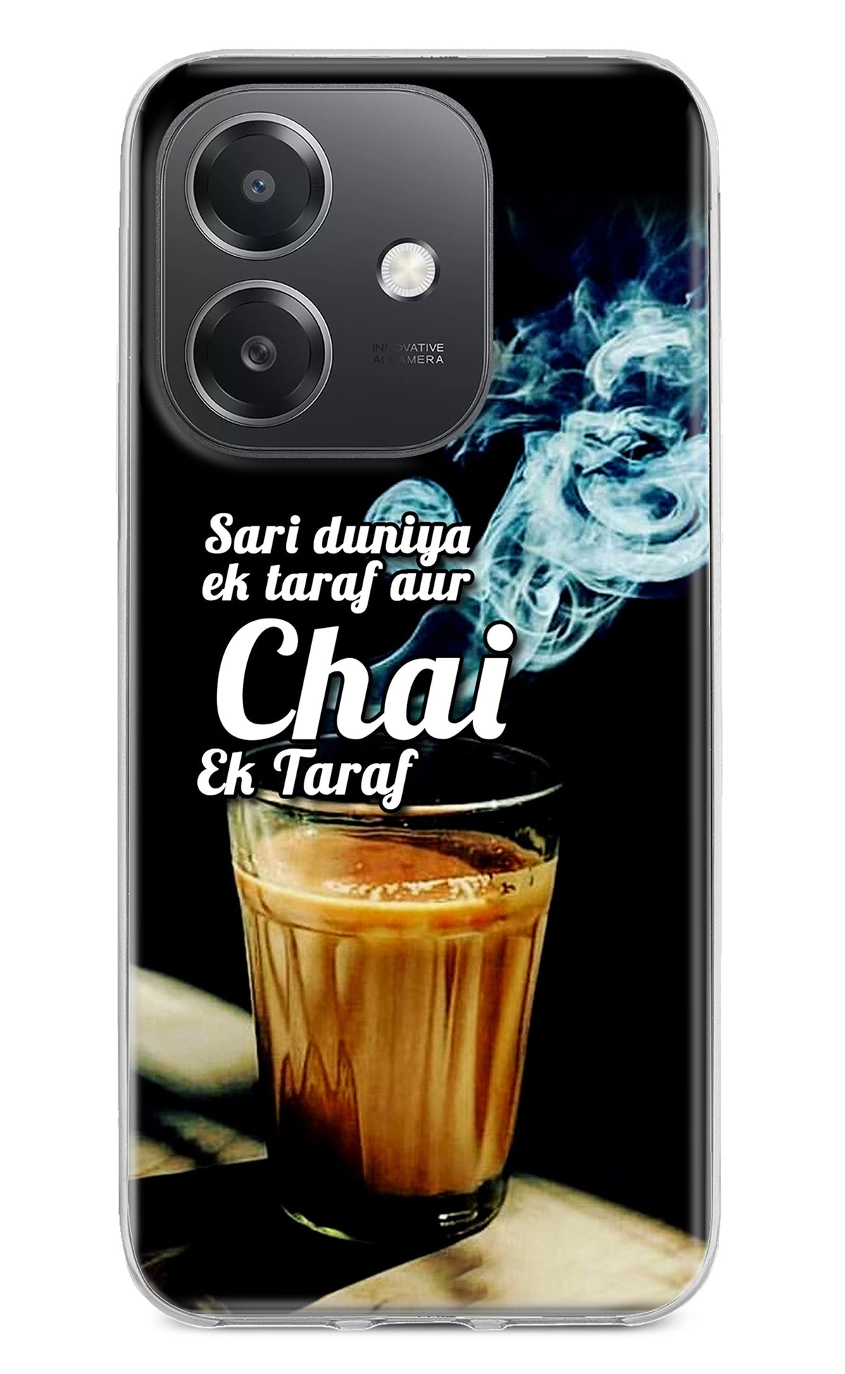 Chai Ek Taraf Quote OPPO A3x Back Cover