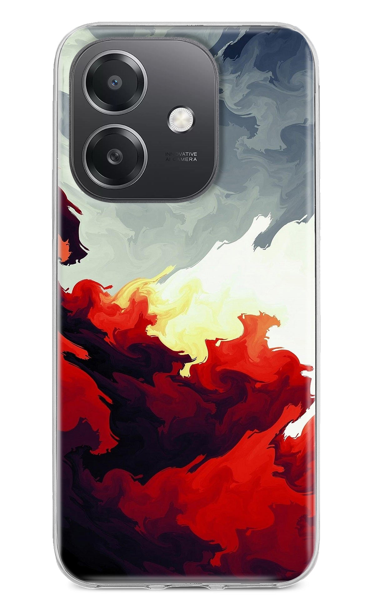 Fire Cloud OPPO A3x Back Cover