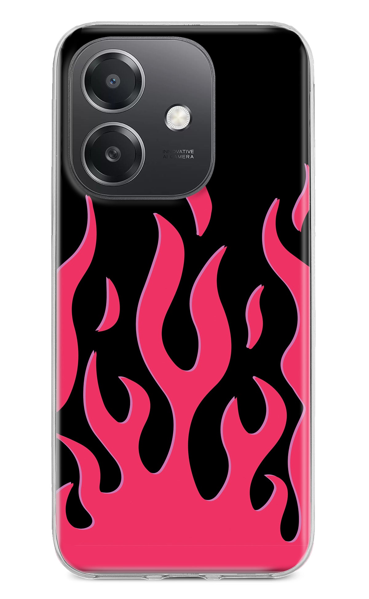 Fire Flames OPPO A3x Back Cover